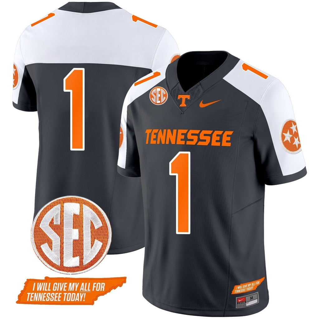 Men Tennessee Volunteers 2024 Checkerboard Vapor Limited Jersey V2 - All Stitched