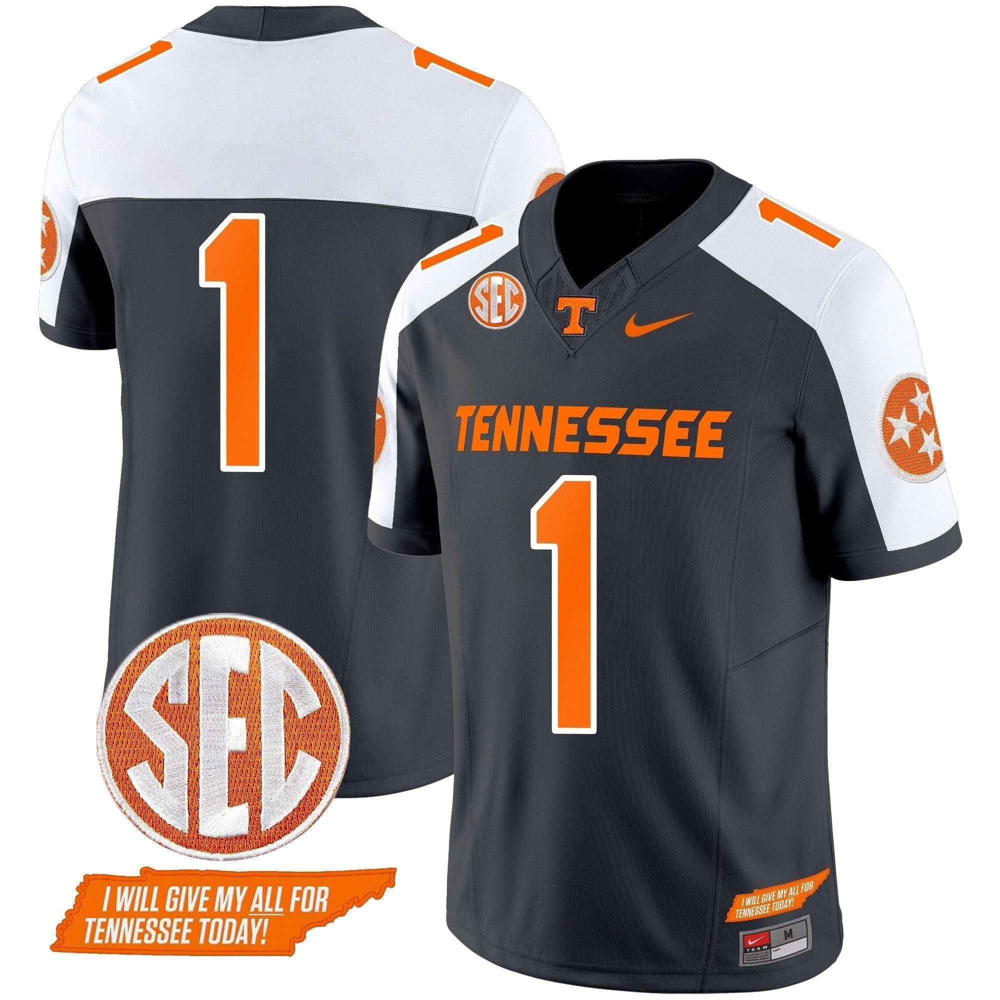 Men Tennessee Volunteers 2024 Checkerboard Vapor Limited Jersey V2 - All Stitched