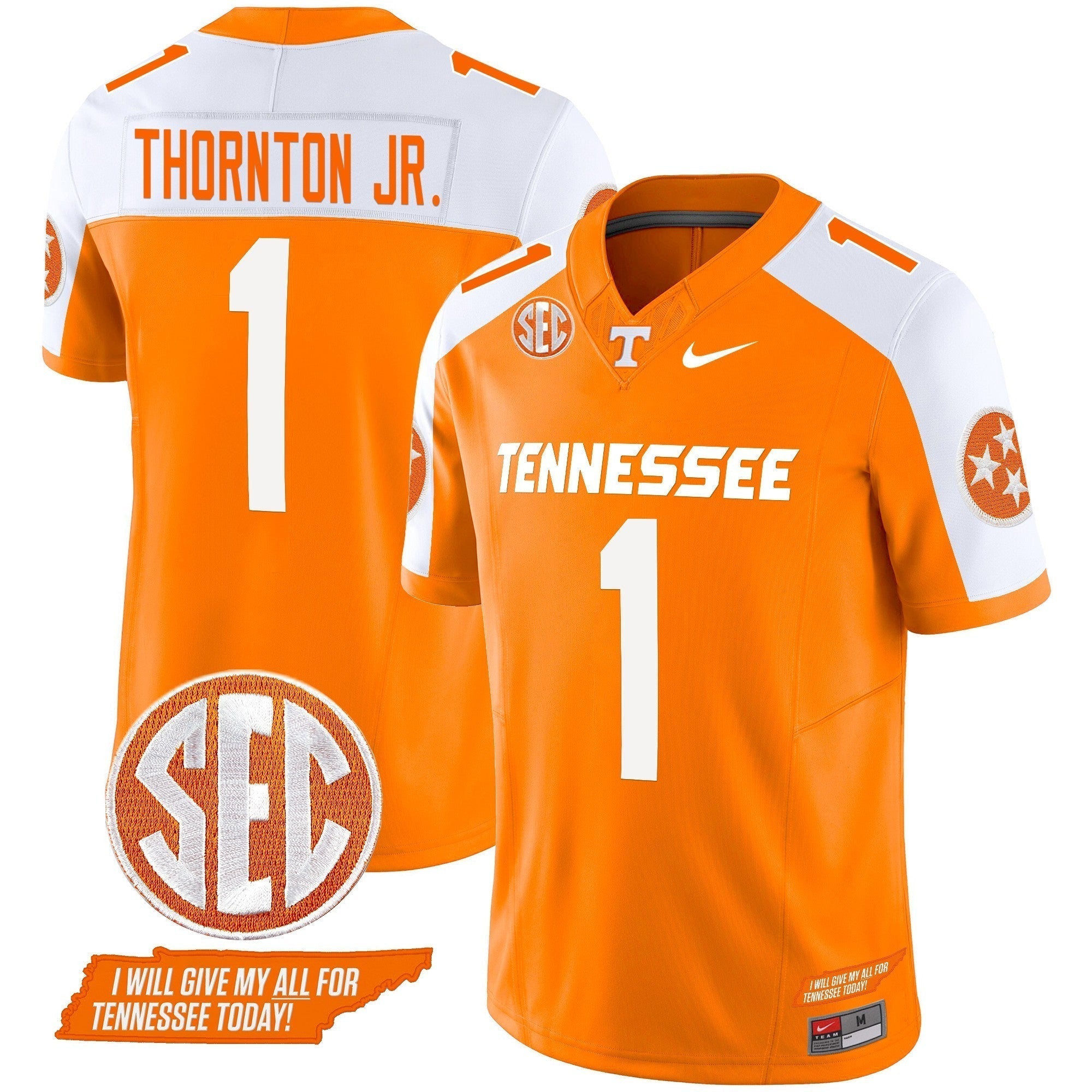 Men Tennessee Volunteers 2024 Checkerboard Vapor Limited Jersey V2 - All Stitched