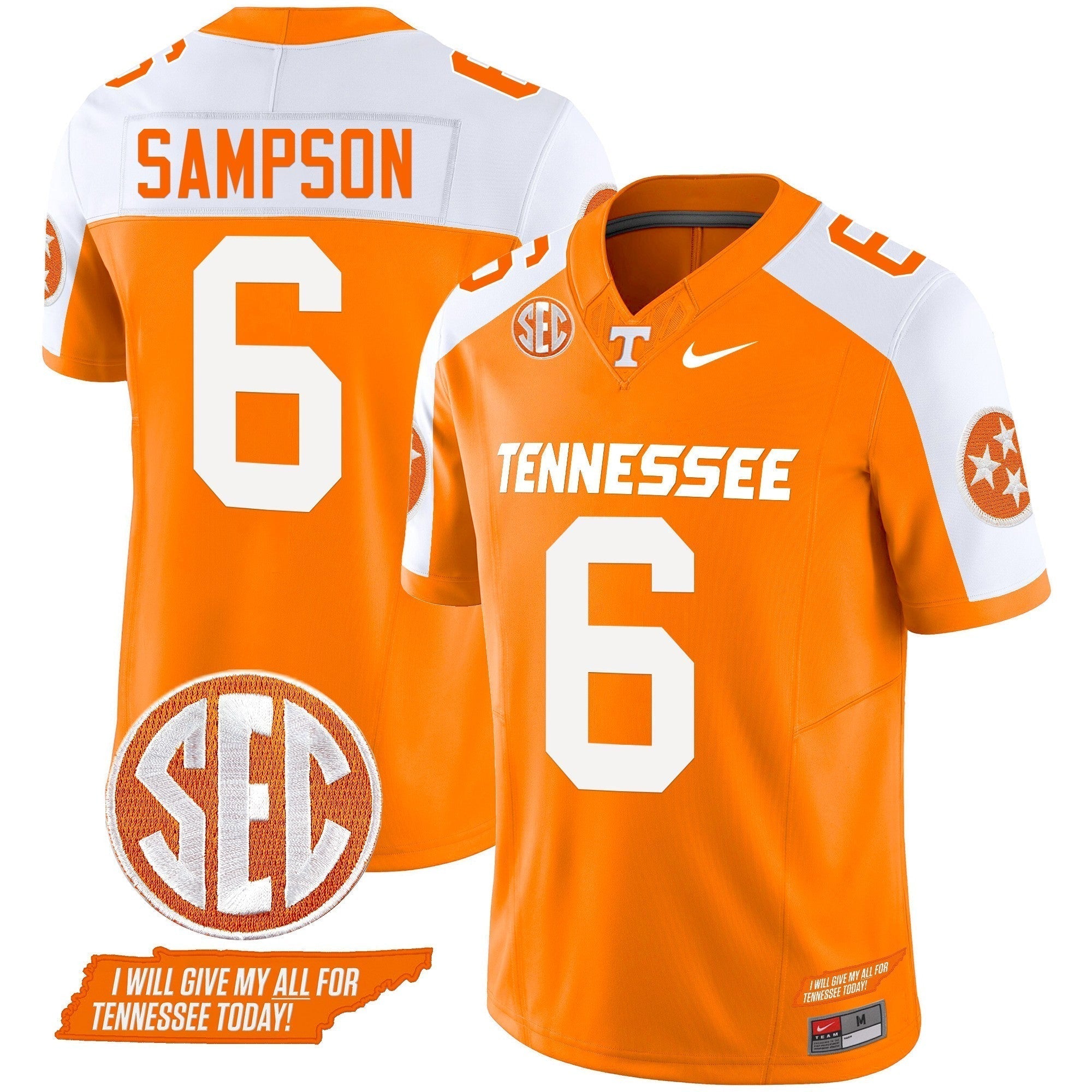 Men Tennessee Volunteers 2024 Checkerboard Vapor Limited Jersey V2 - All Stitched