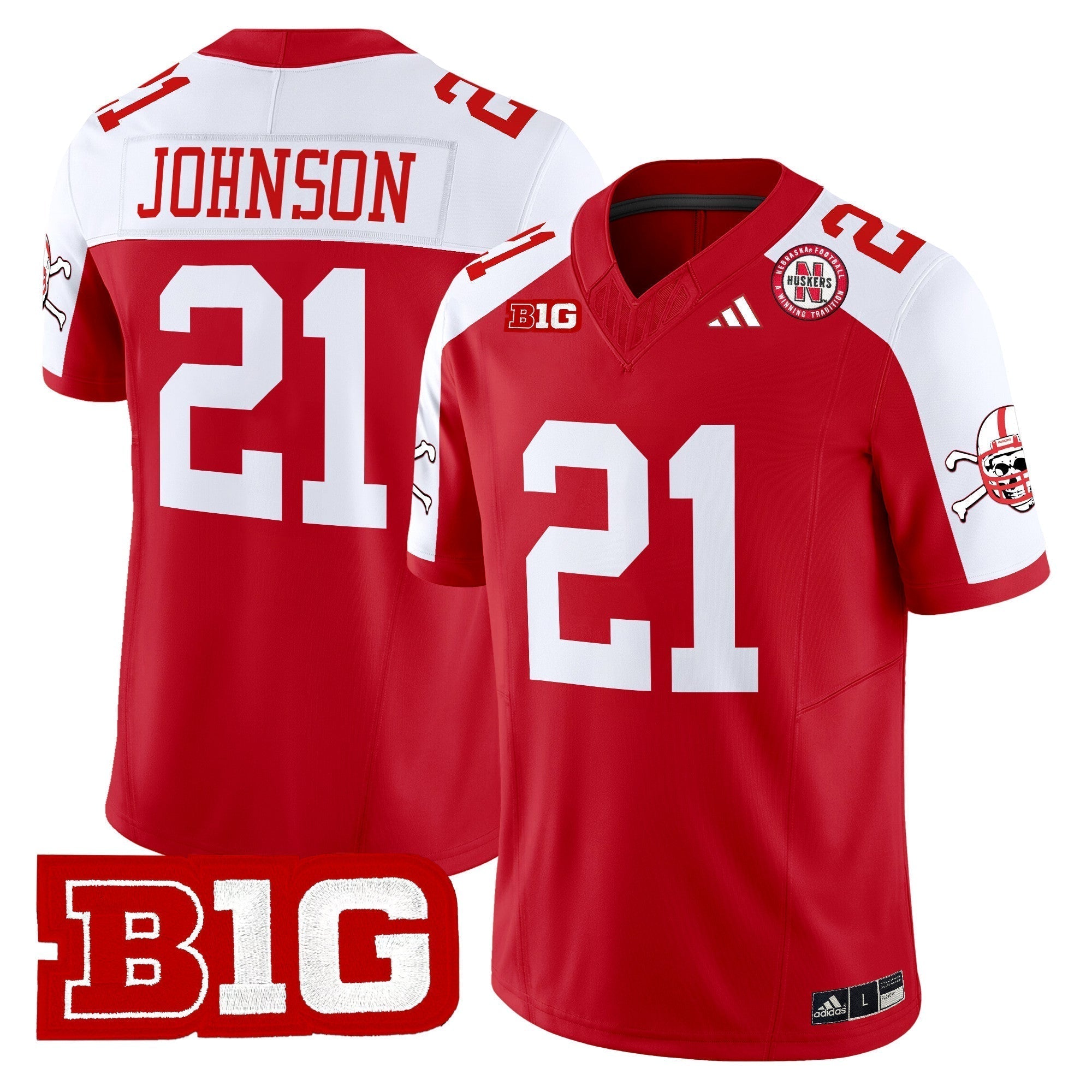 Men Nebraska Cornhuskers 2024 Vapor Limited Jersey V2 - All Stitched