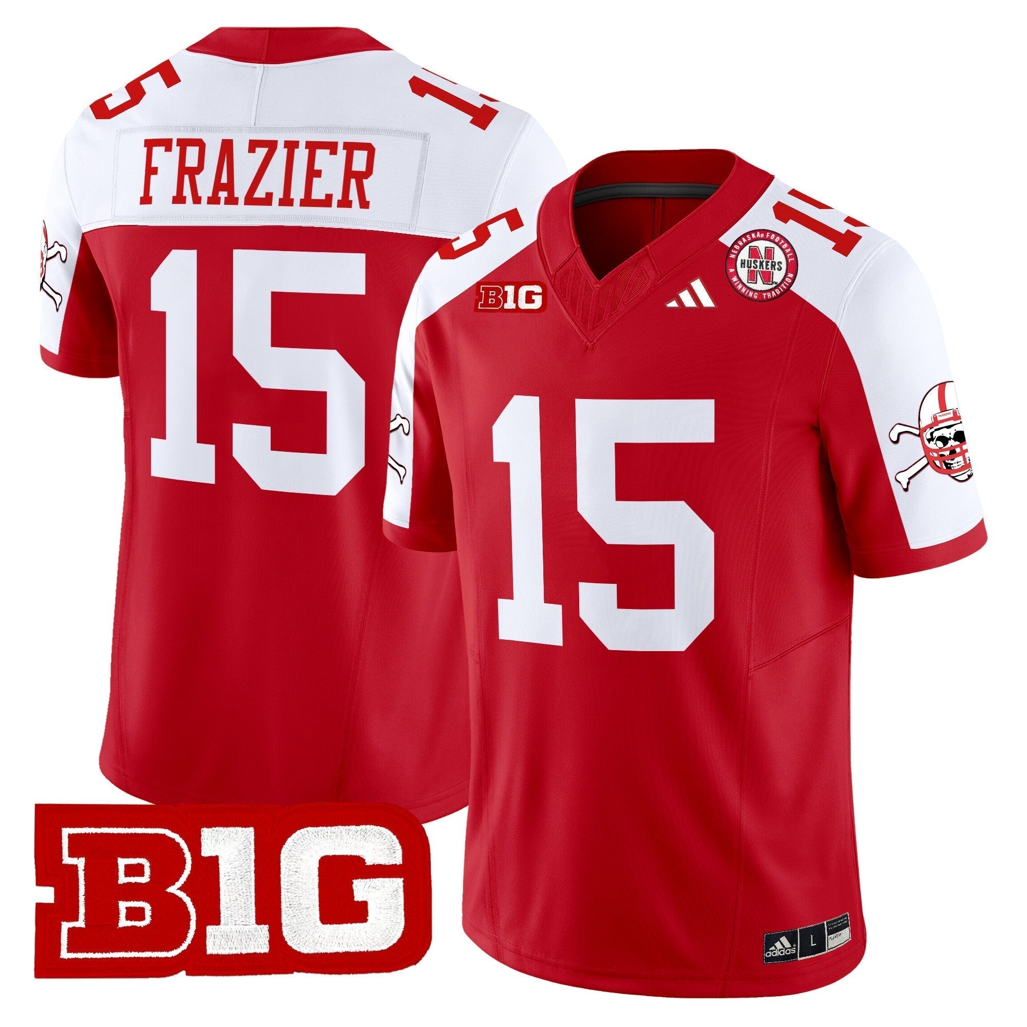 Men Nebraska Cornhuskers 2024 Vapor Limited Jersey V2 - All Stitched