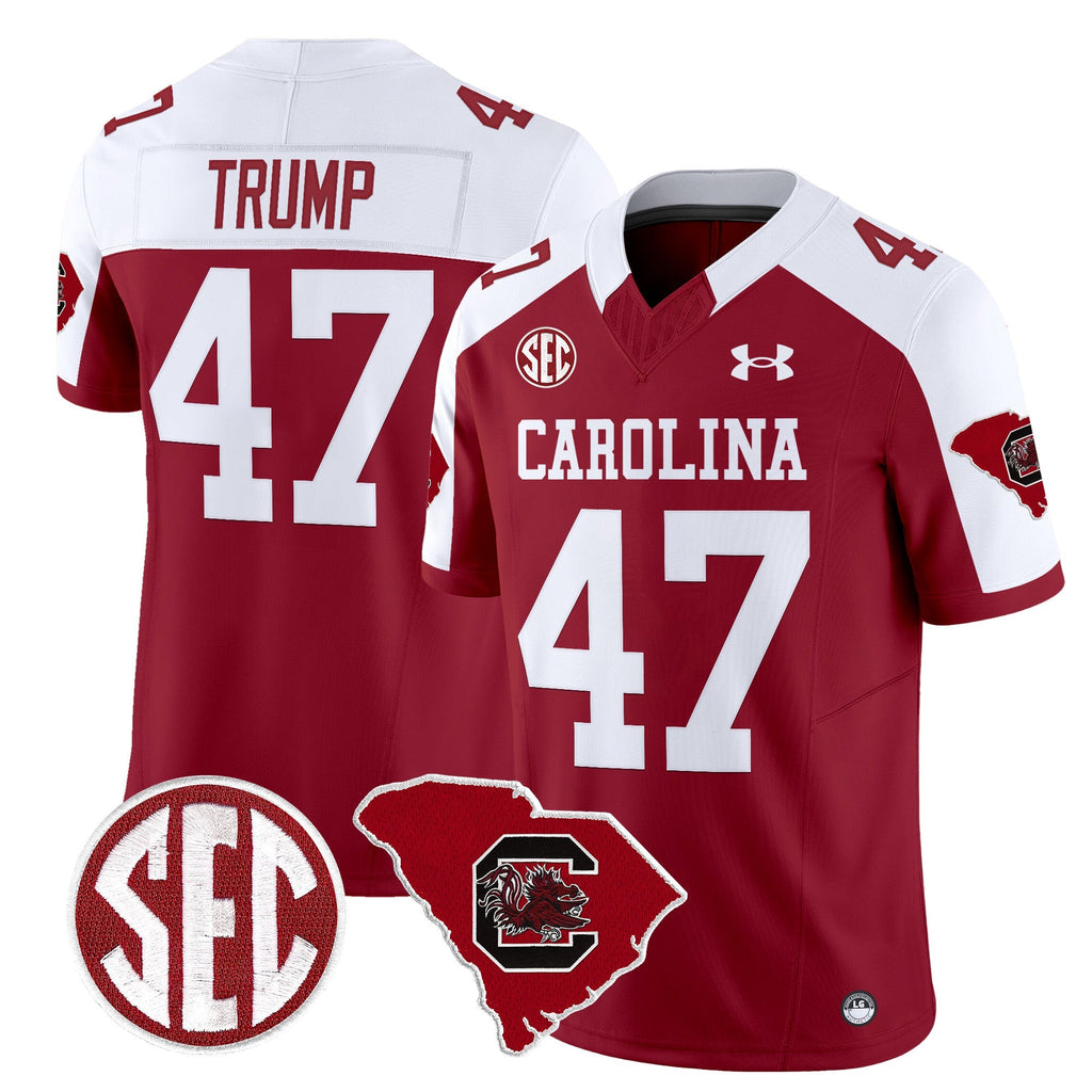 Men South Carolina Gamecocks 1980 Throwback Home Patch Vapor Limited Jersey - All Stitched