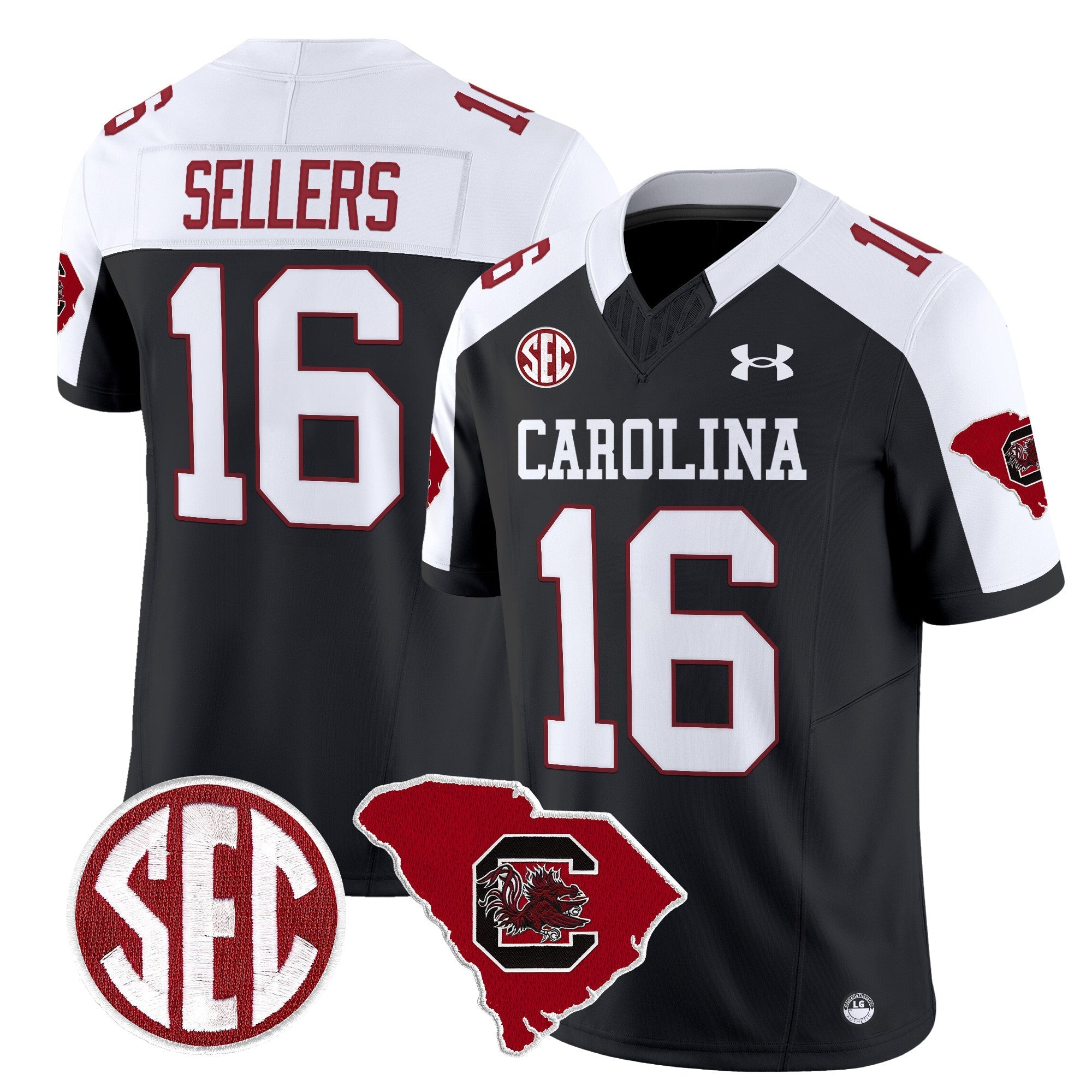 Men South Carolina Gamecocks 1980 Throwback Home Patch Vapor Limited Jersey - All Stitched