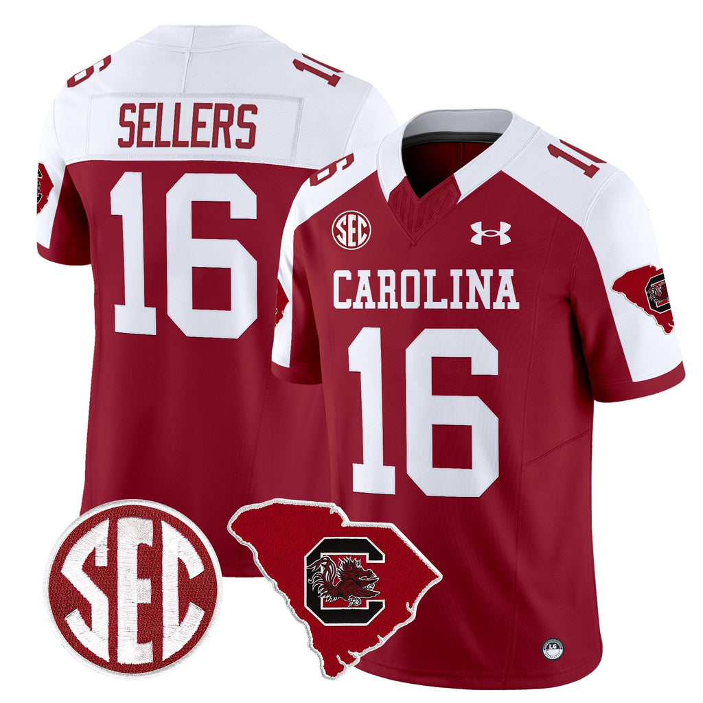 Men South Carolina Gamecocks 1980 Throwback Home Patch Vapor Limited Jersey - All Stitched