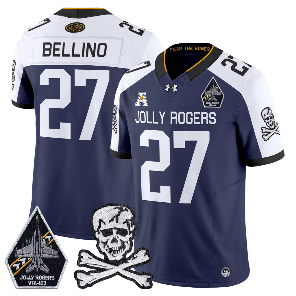 Men Navy Midshipmen 2024 Vapor Limited Jersey V5 - All Stitched