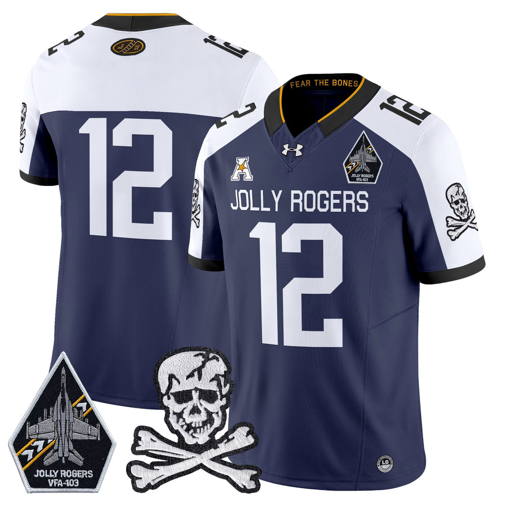 Men Navy Midshipmen 2024 Vapor Limited Jersey V5 - All Stitched
