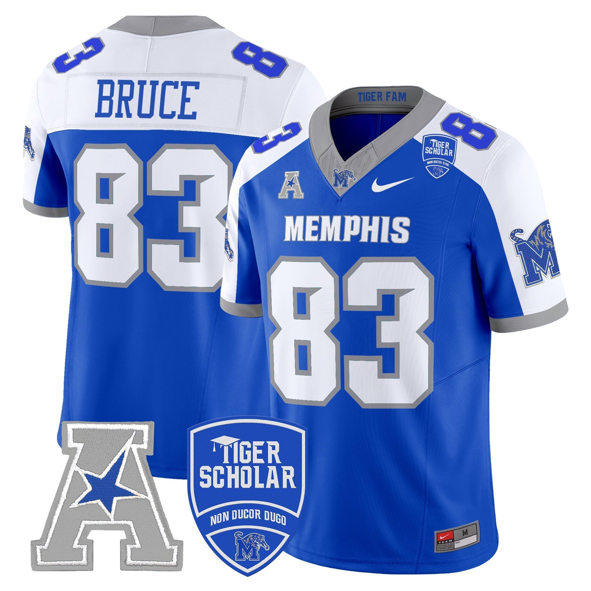 Memphis Tigers 2025 Vapor Limited Jersey - All Stitched