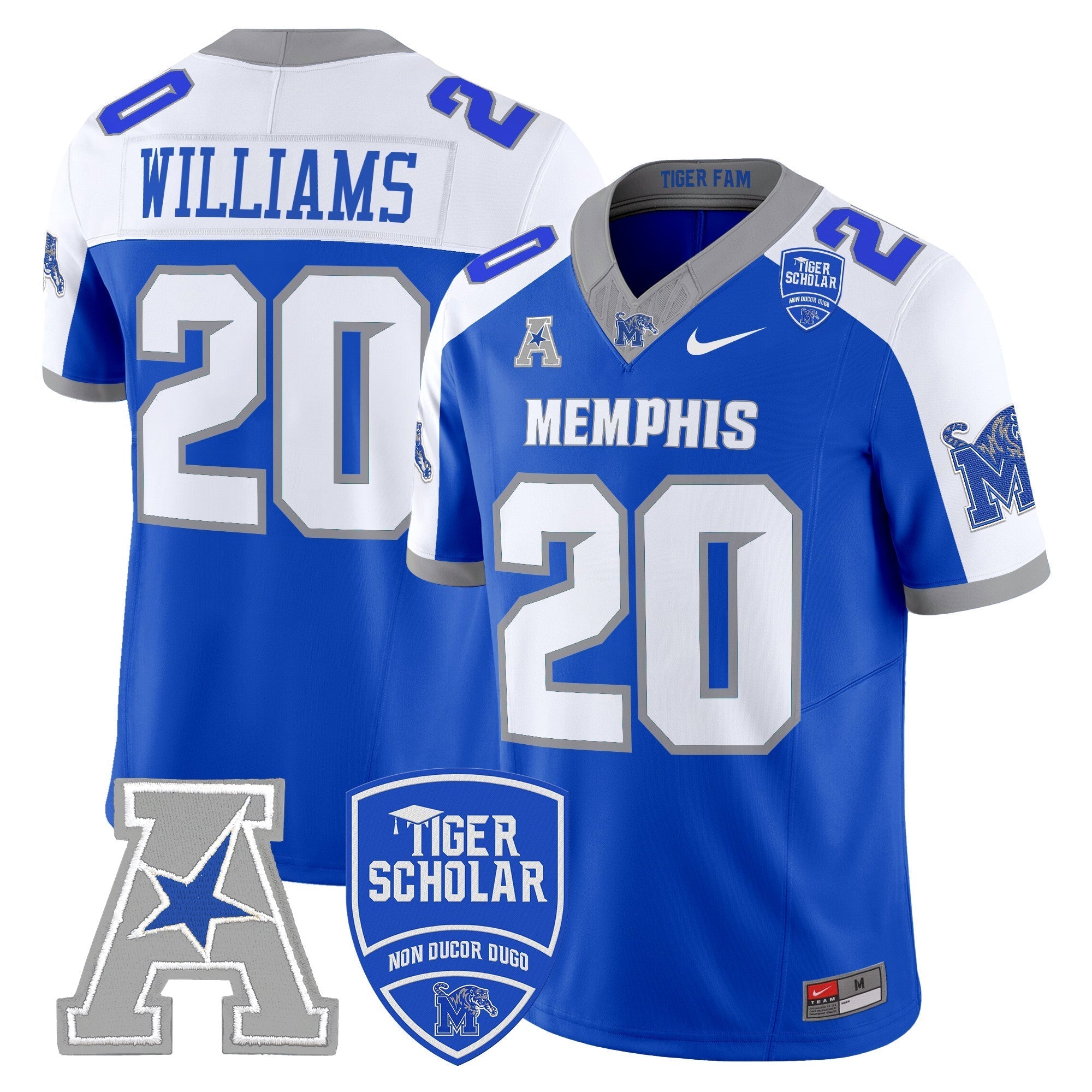 Memphis Tigers 2025 Vapor Limited Jersey - All Stitched