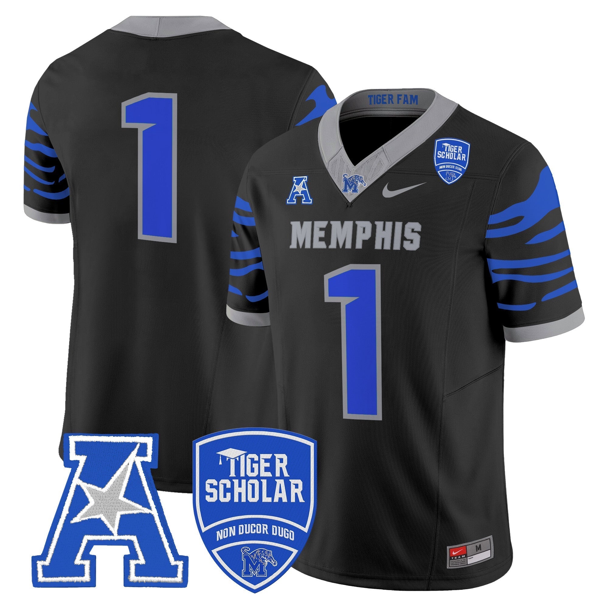 Memphis Tigers 2025 Vapor Limited Jersey - All Stitched