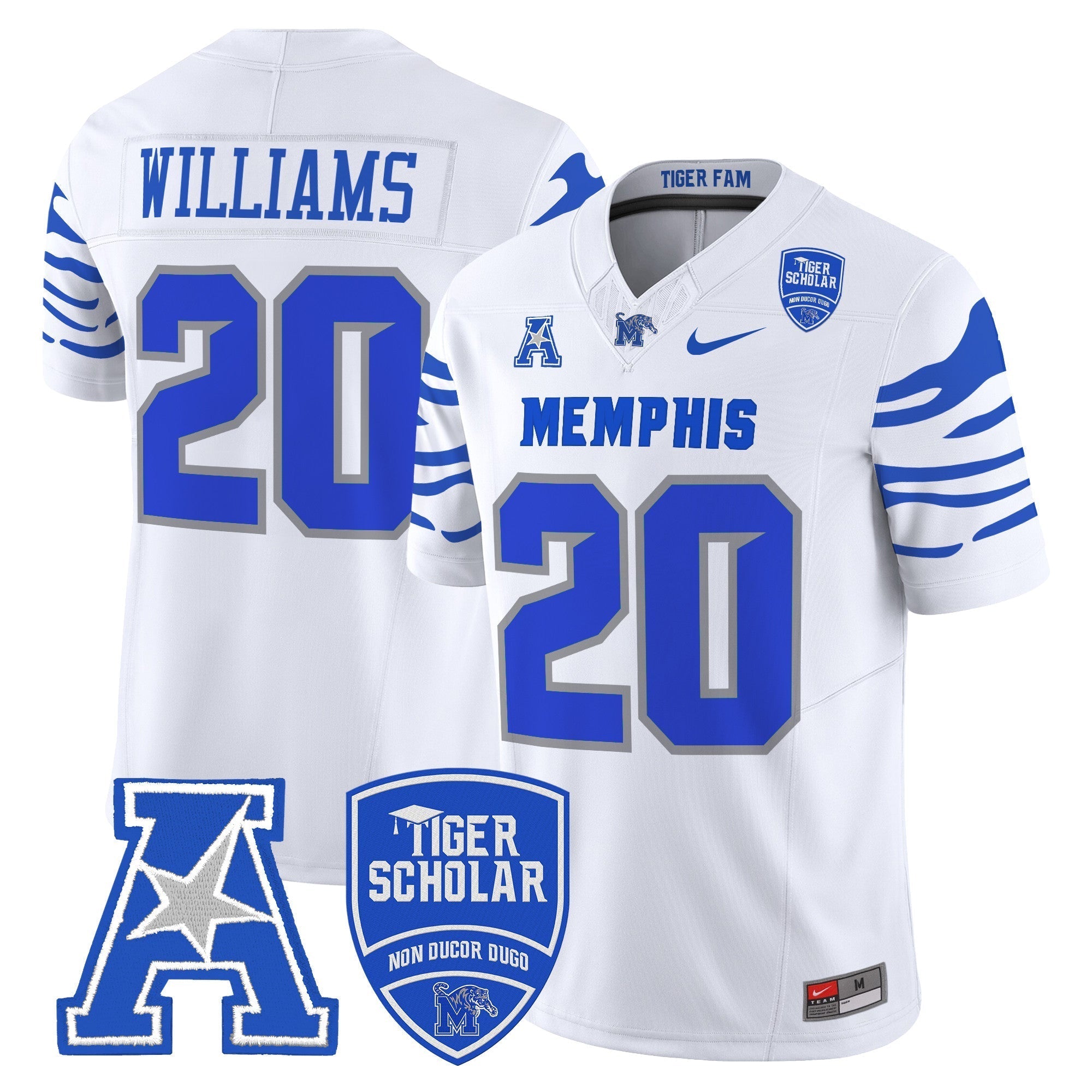 Memphis Tigers 2025 Vapor Limited Jersey - All Stitched