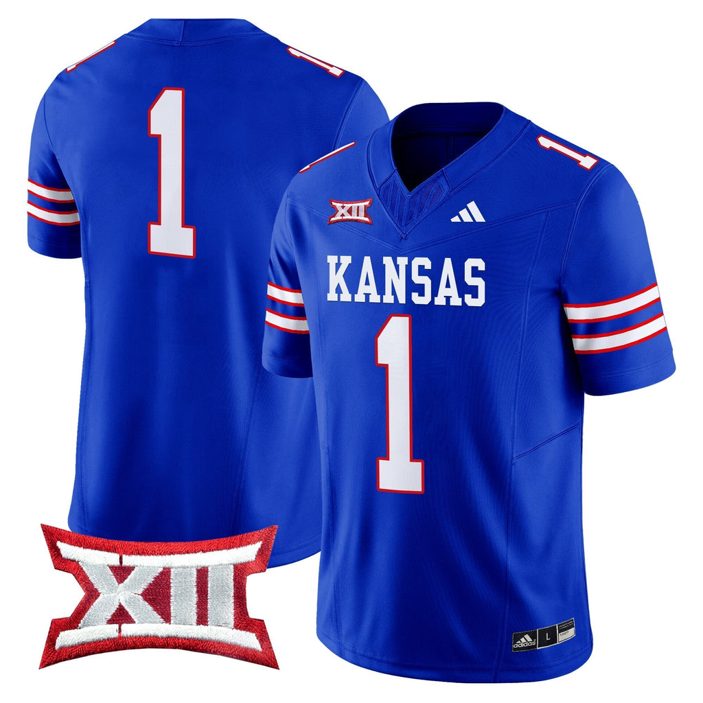 Men Kansas Jayhawks 2024 Vapor Limited Jersey V2 - All Stitched