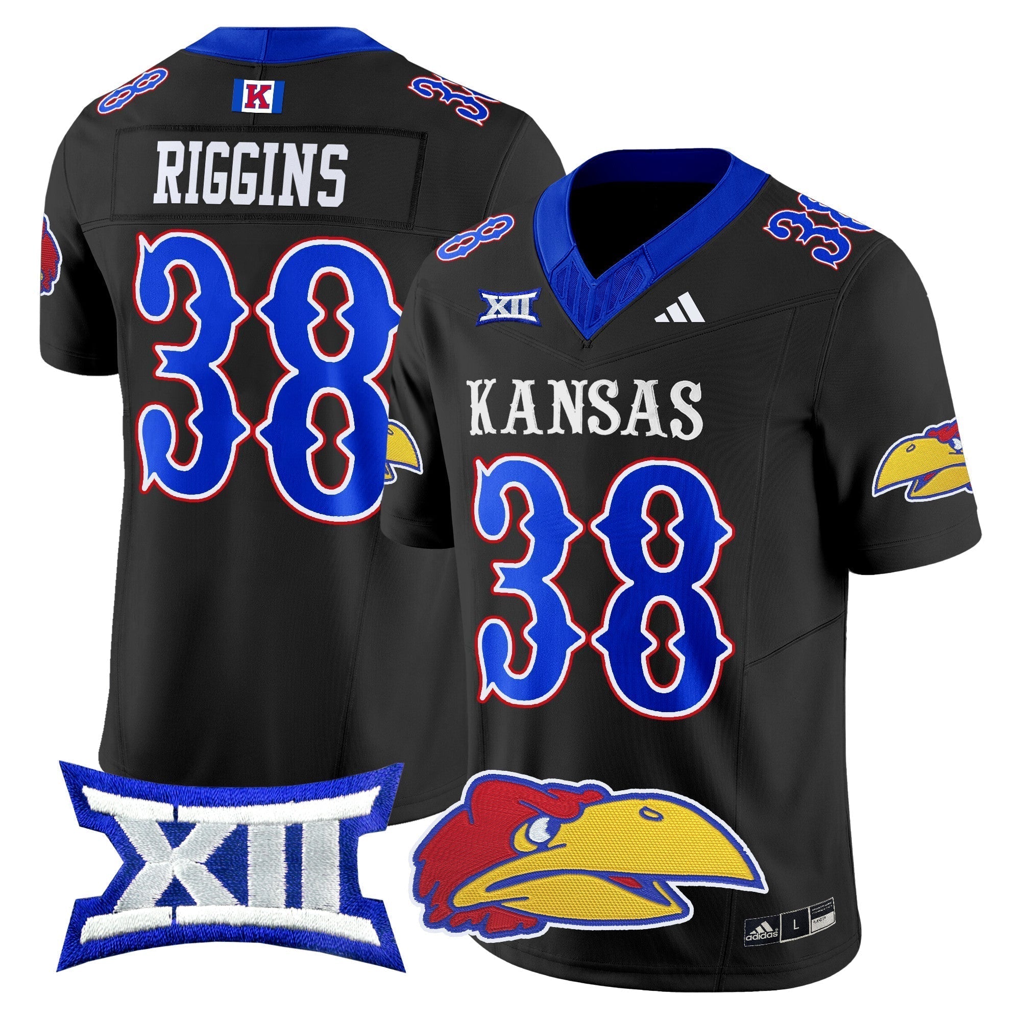 Men Kansas Jayhawks 2024 Vapor Limited Jersey V2 - All Stitched
