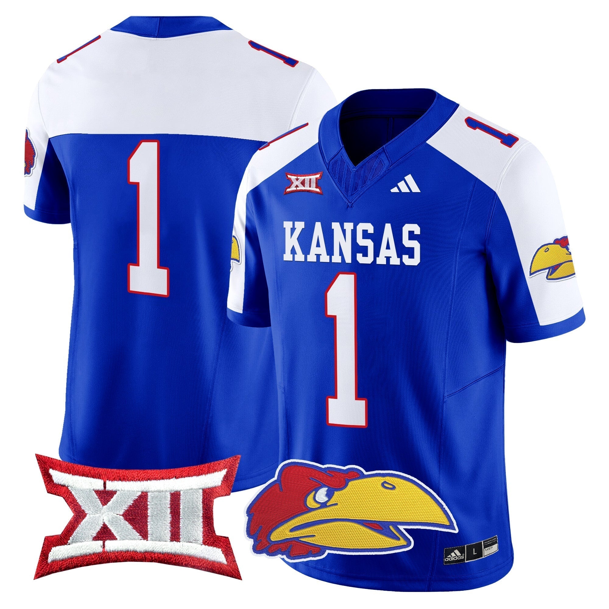 Men Kansas Jayhawks 2024 Vapor Limited Jersey V2 - All Stitched