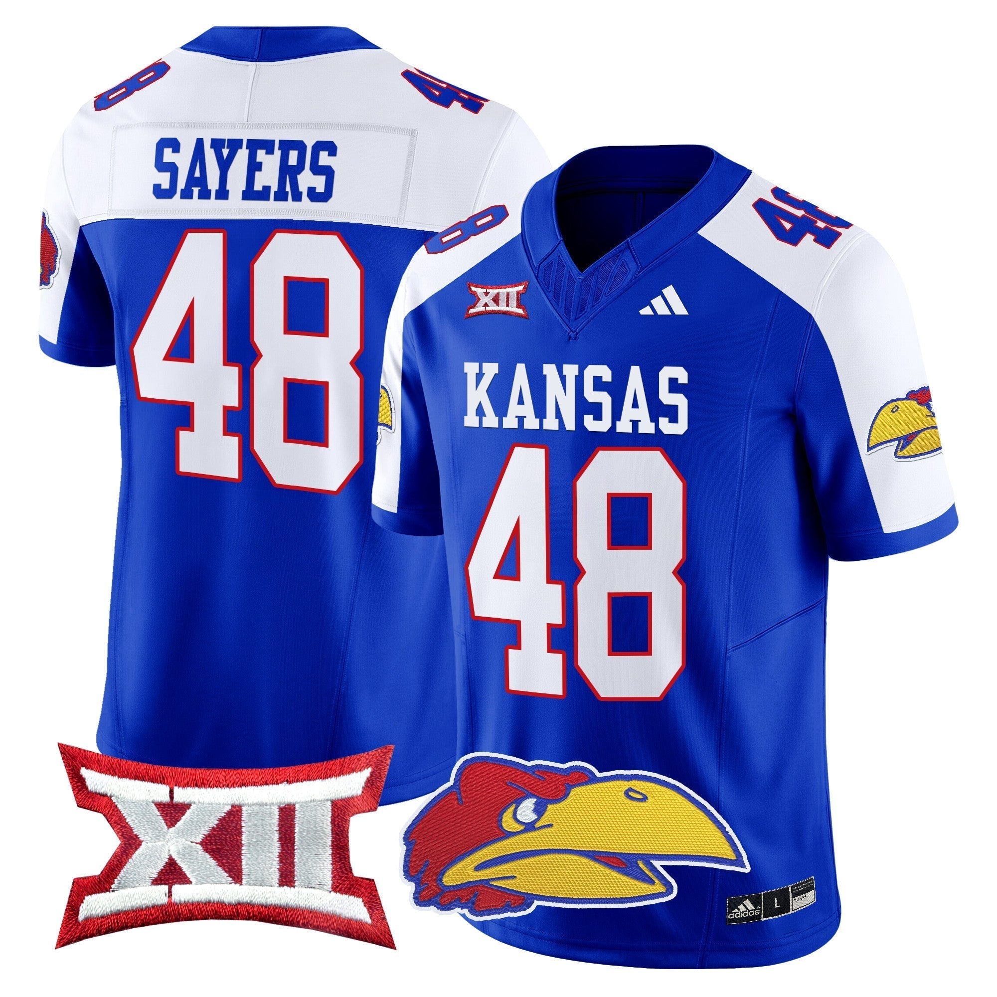 Men Kansas Jayhawks 2024 Vapor Limited Jersey V2 - All Stitched