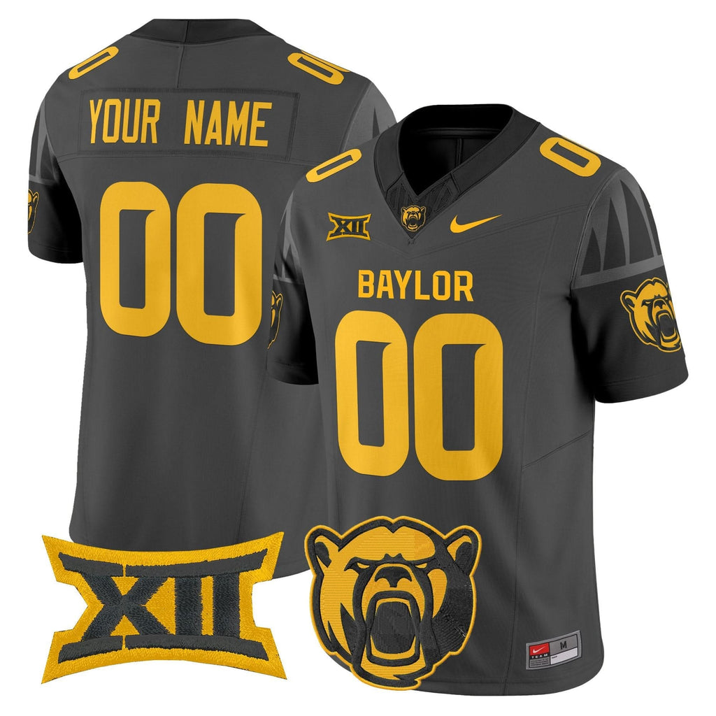 Custom Baylor Bears Jersey Name, Number 2025 Vapor Limited V2 - All Stitched