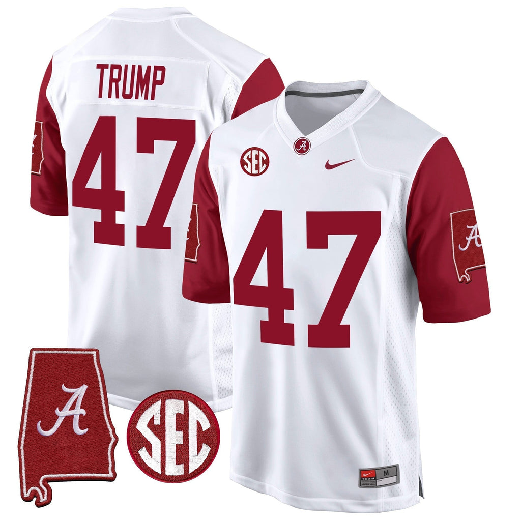 Men Alabama Crimson Tide 2024 Alabama Map Patch Game Jersey - All Stitched