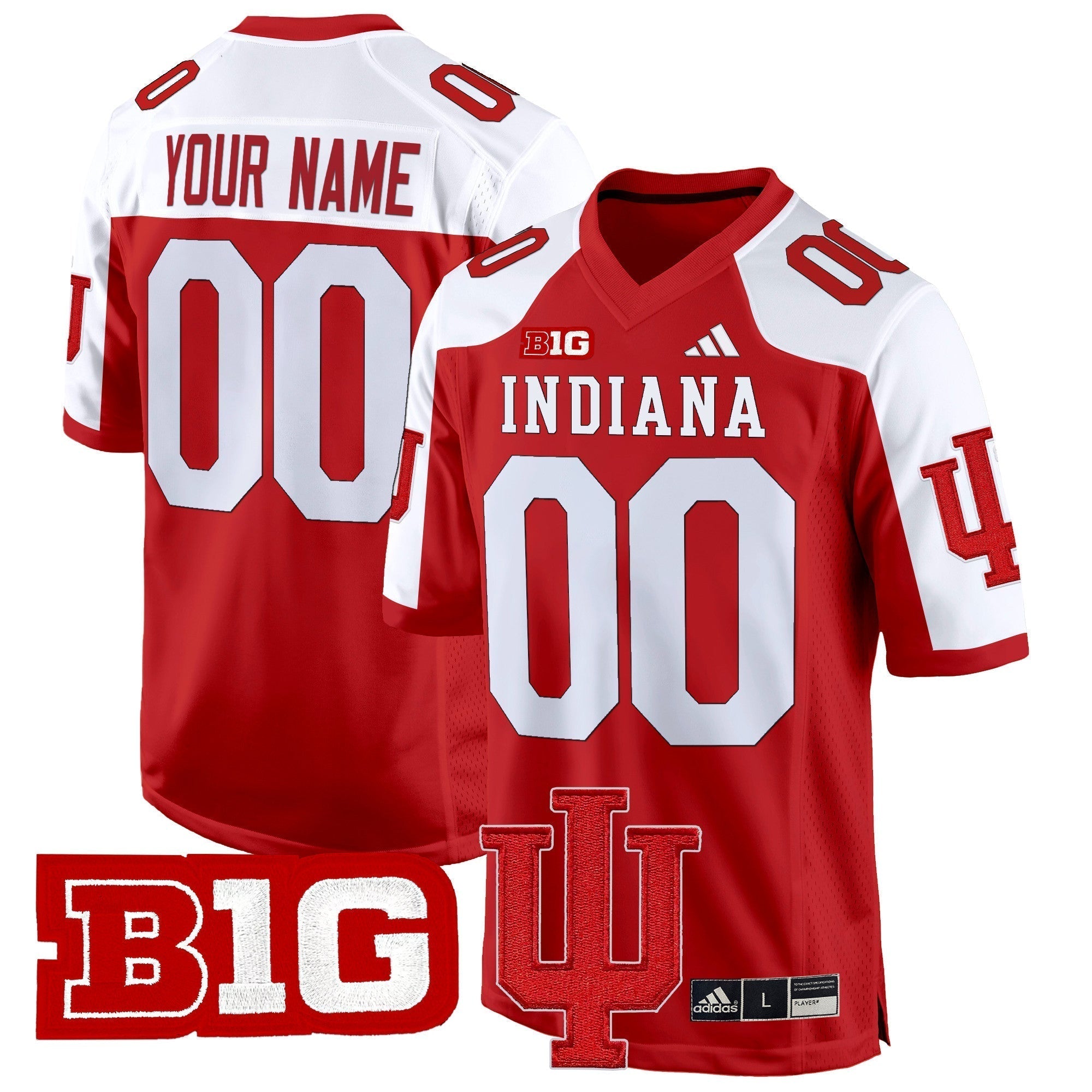 Custom Indiana Hoosiers 2024 Game Jersey V2 - All Stitched