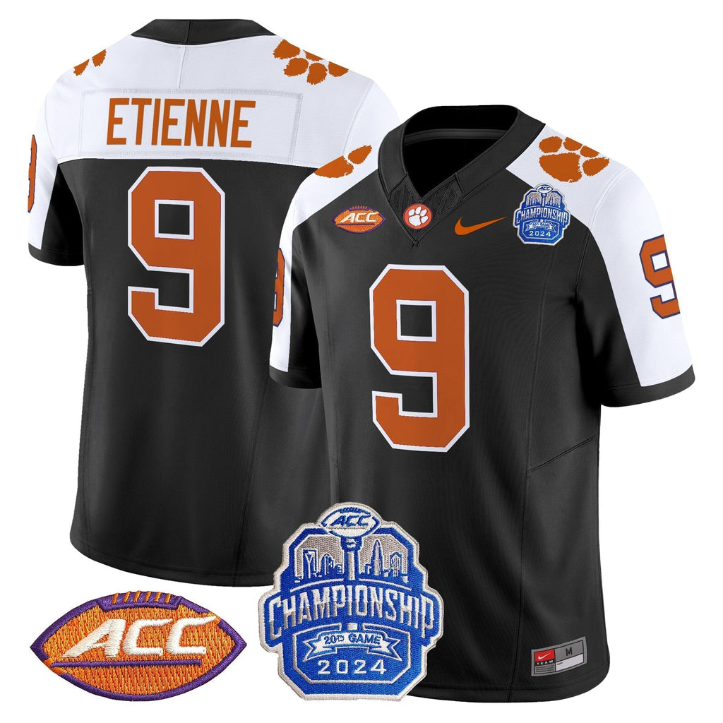 Men Clemson Tigers 2024 ACC Championship Patch Vapor Limited Jersey - All Stitched