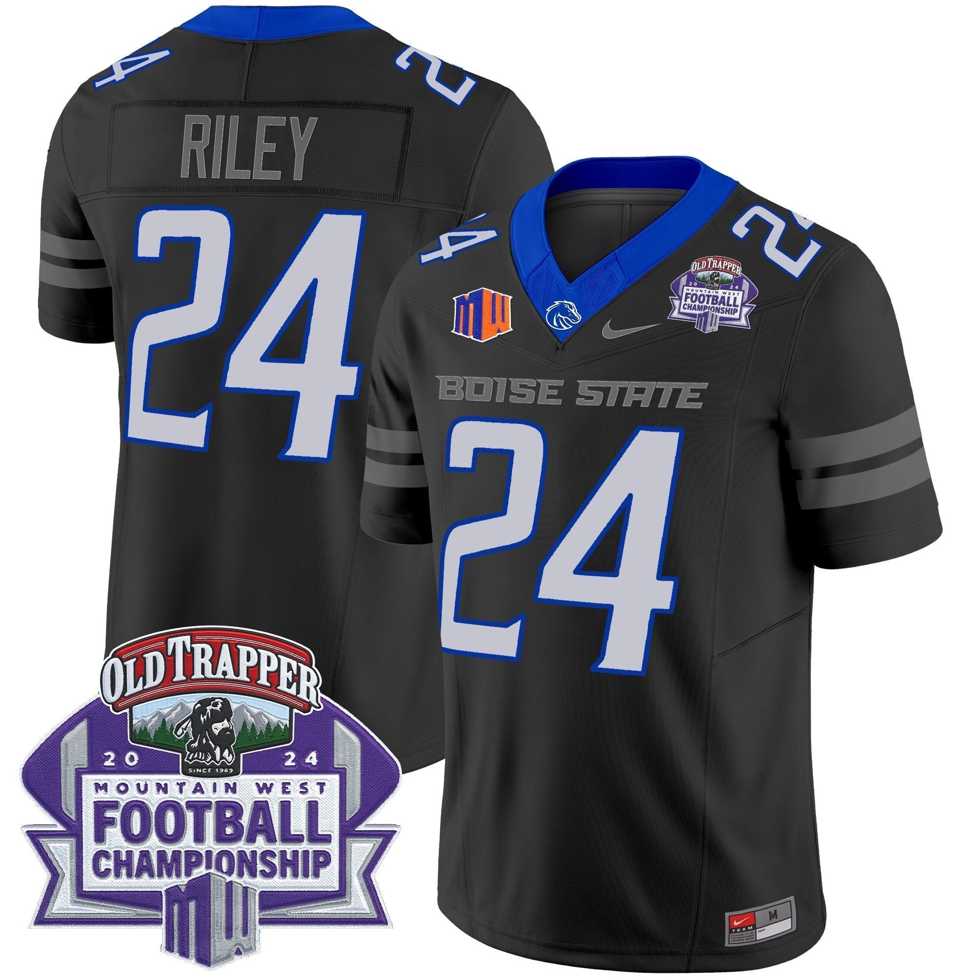 Men Boise State Broncos 2024 Championship Vapor Limited Jersey - All Stitched