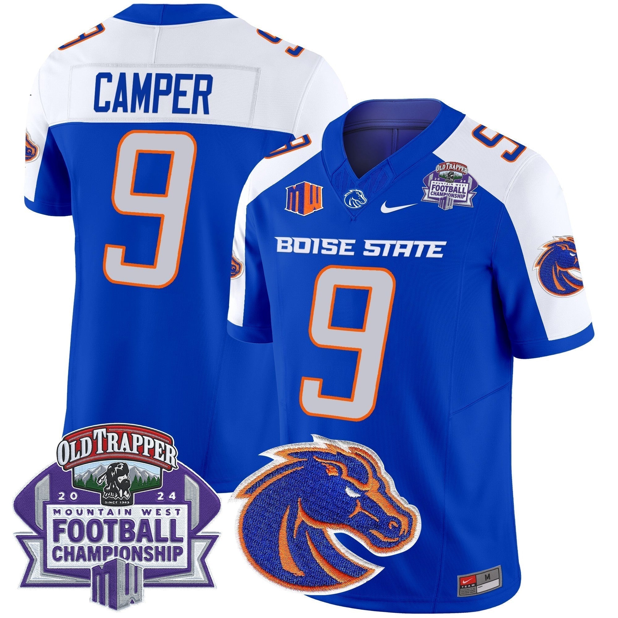 Men Boise State Broncos 2024 Championship Vapor Limited Jersey - All Stitched
