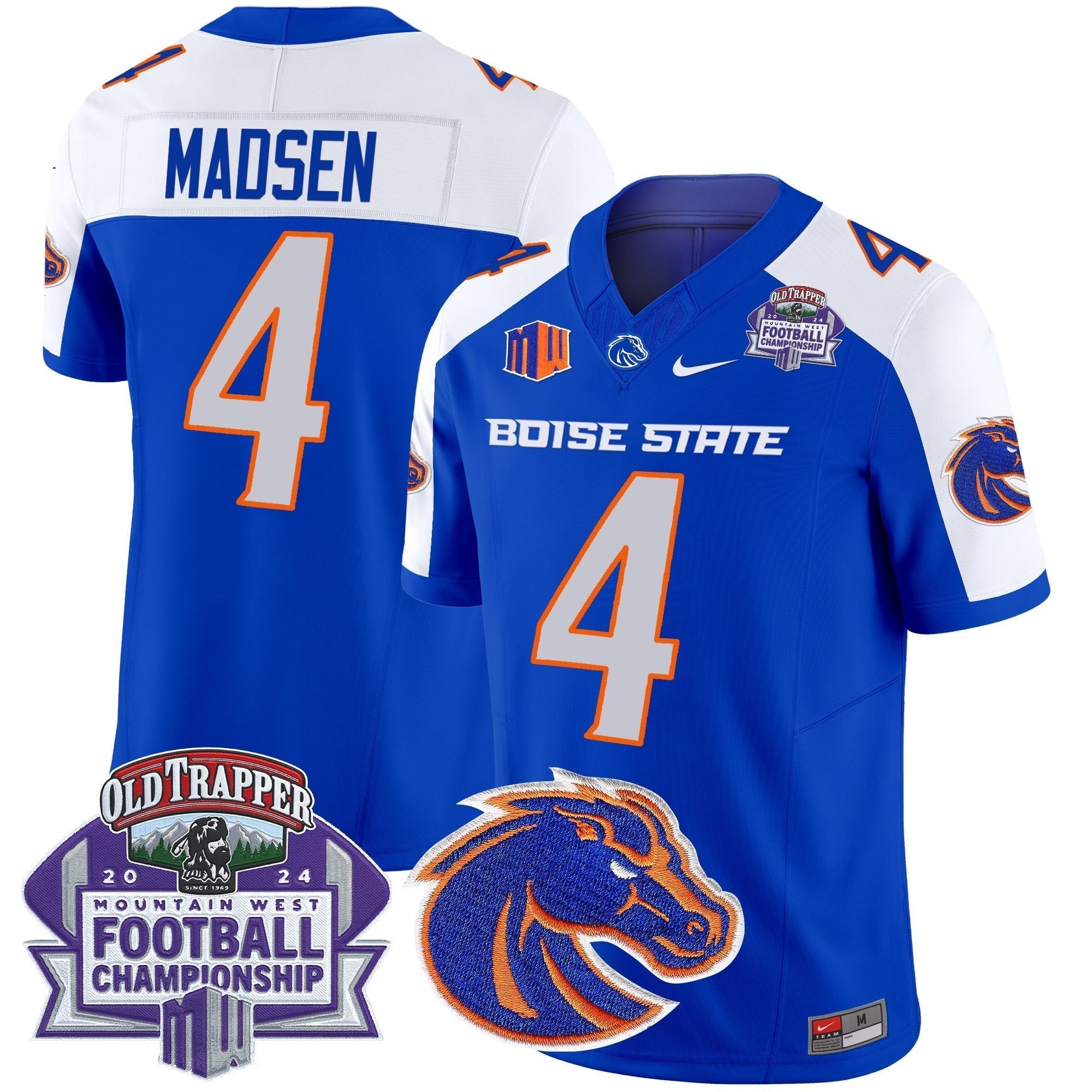 Men Boise State Broncos 2024 Championship Vapor Limited Jersey - All Stitched
