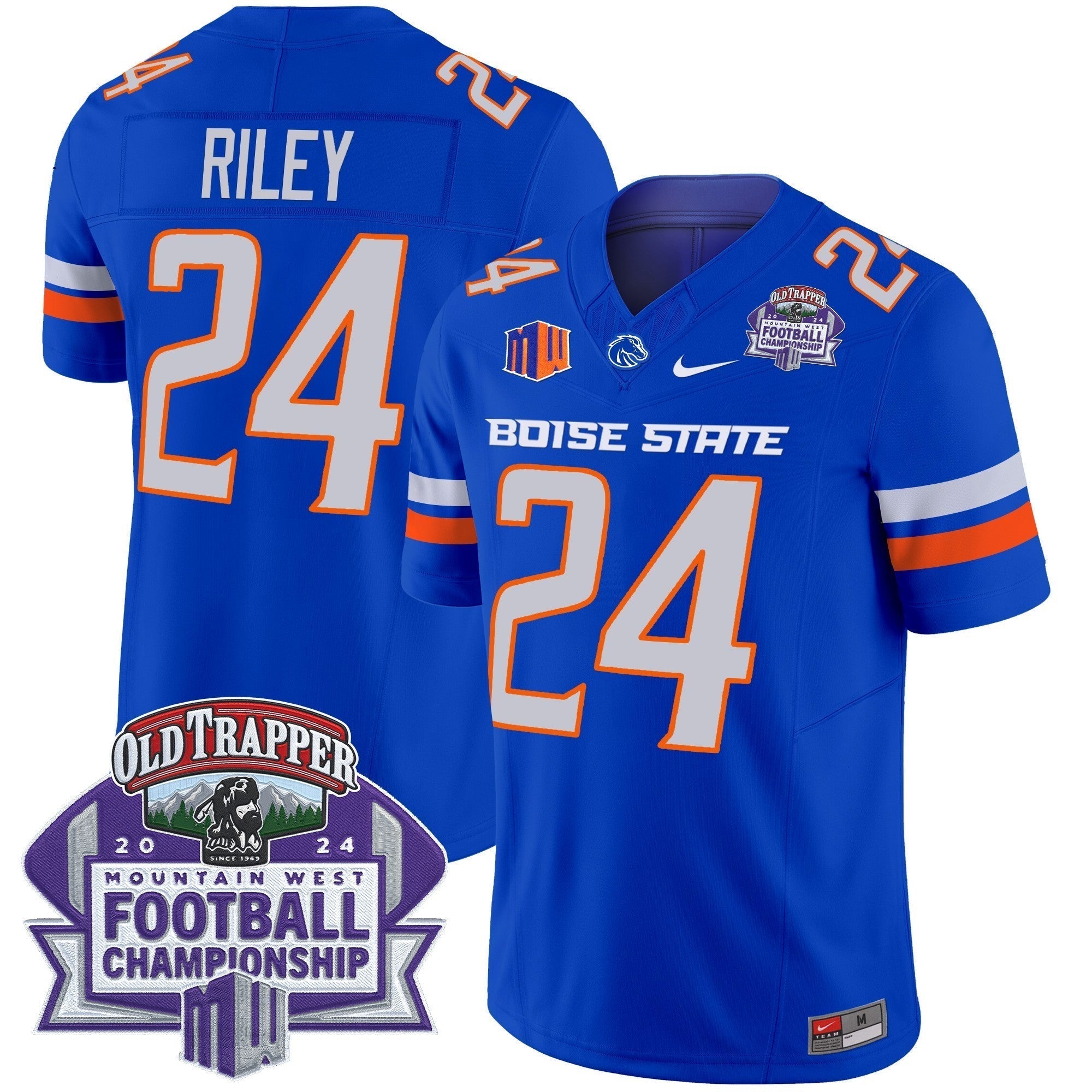 Men Boise State Broncos 2024 Championship Vapor Limited Jersey - All Stitched