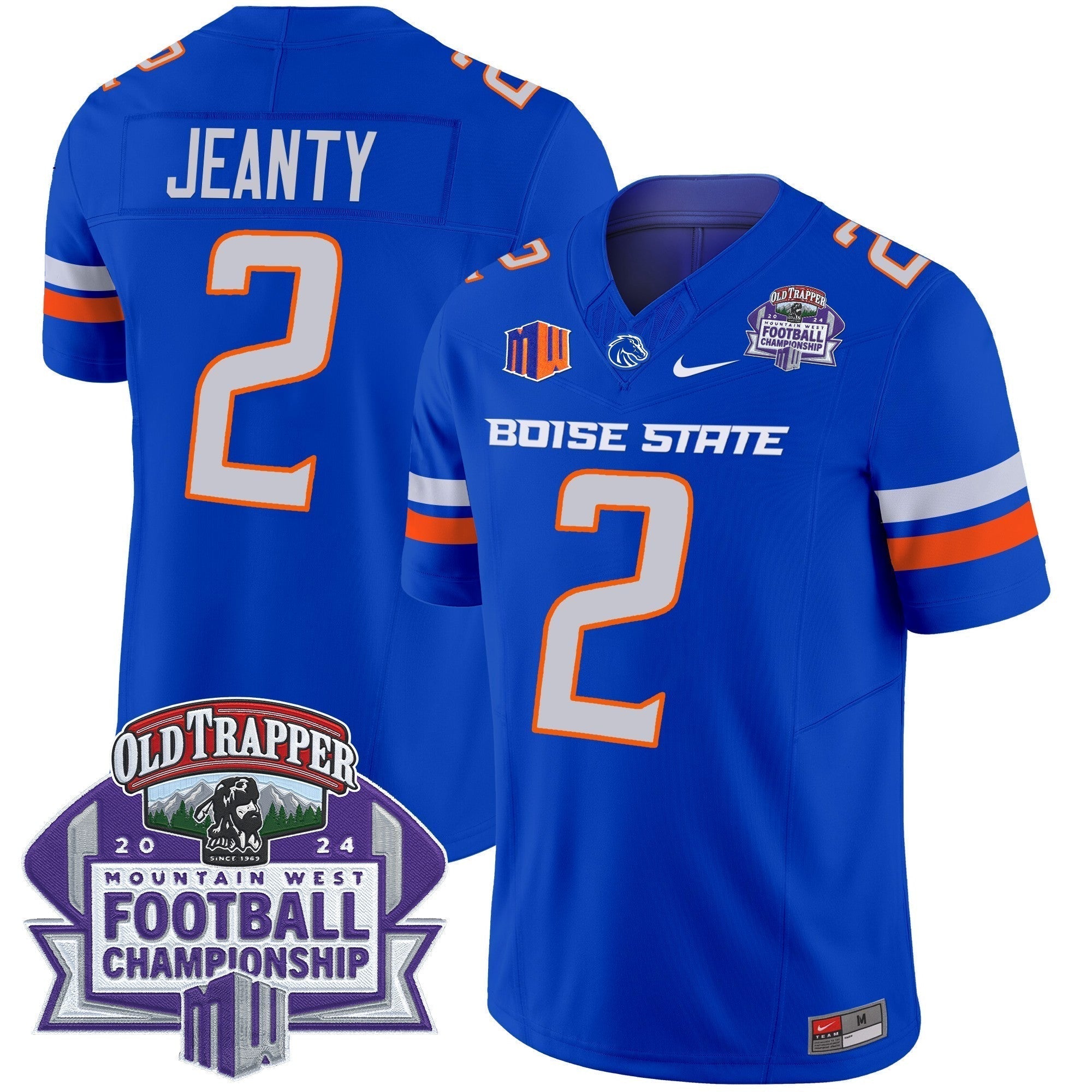 Men Boise State Broncos 2024 Championship Vapor Limited Jersey - All Stitched