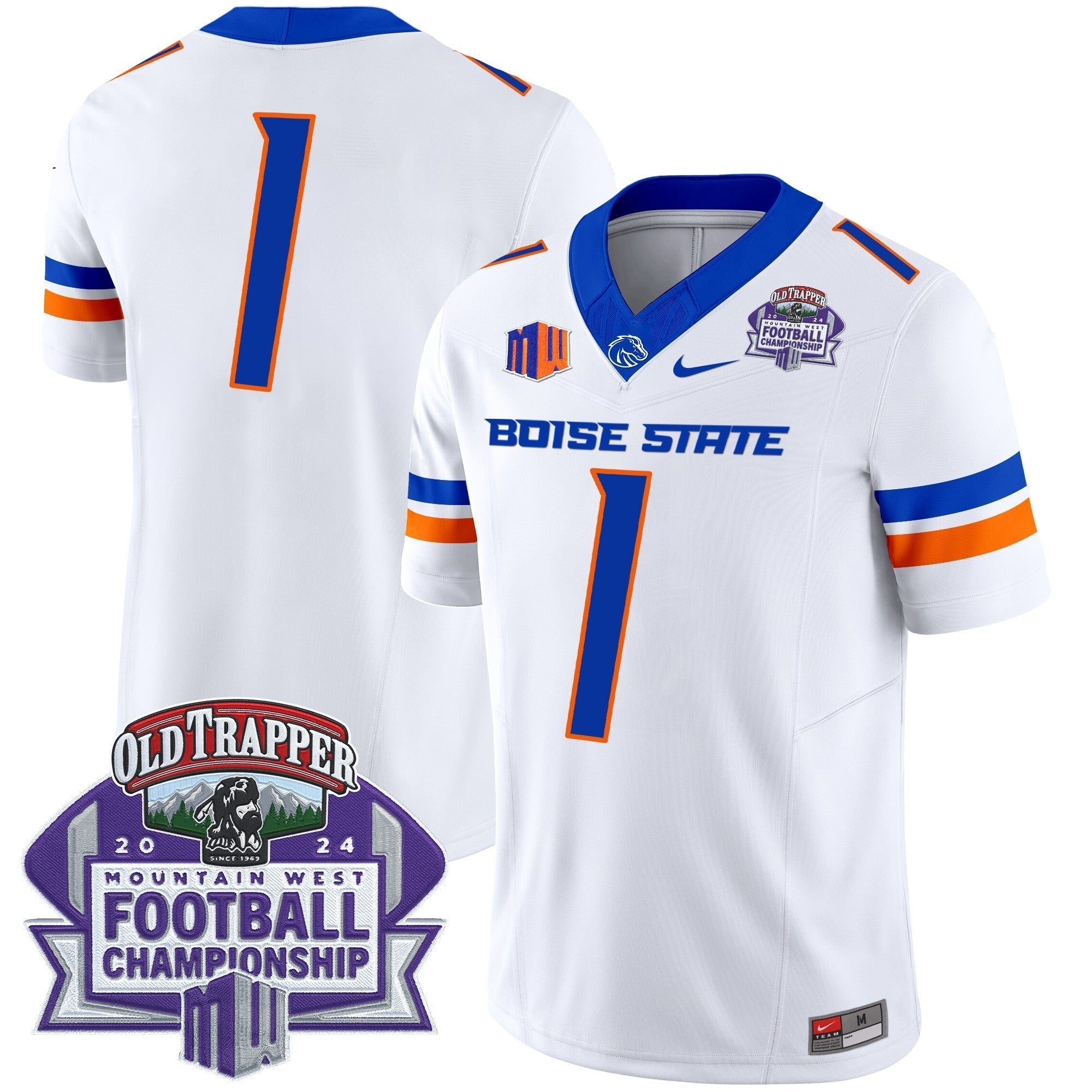 Men Boise State Broncos 2024 Championship Vapor Limited Jersey - All Stitched