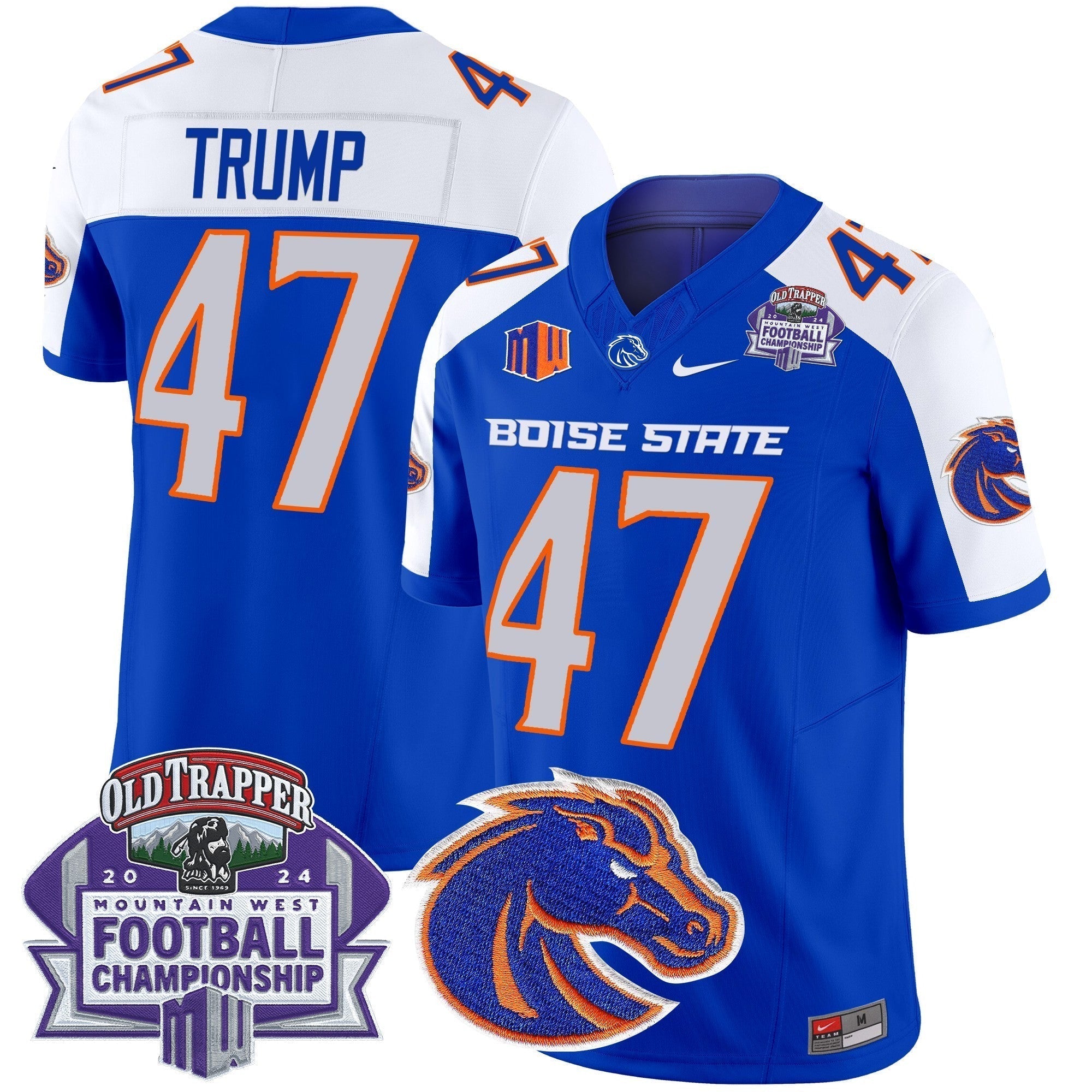 Men Boise State Broncos 2024 Championship Vapor Limited Jersey - All Stitched