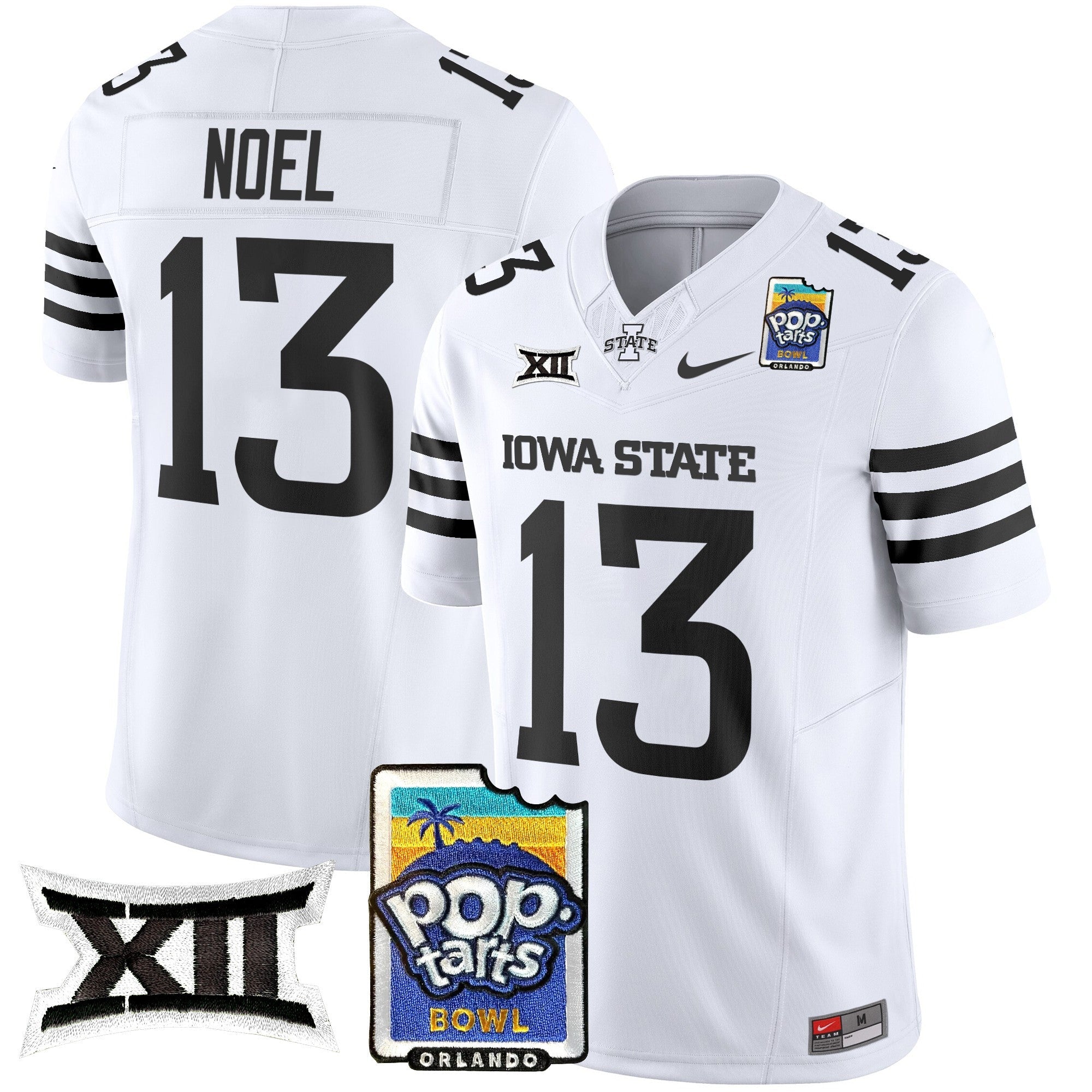 Men Iowa State Cyclones 2025 PopTarts Bowl Patch Vapor Limited Jersey - All Stitched