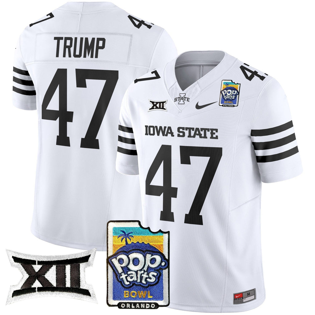 Men Iowa State Cyclones 2025 PopTarts Bowl Patch Vapor Limited Jersey - All Stitched