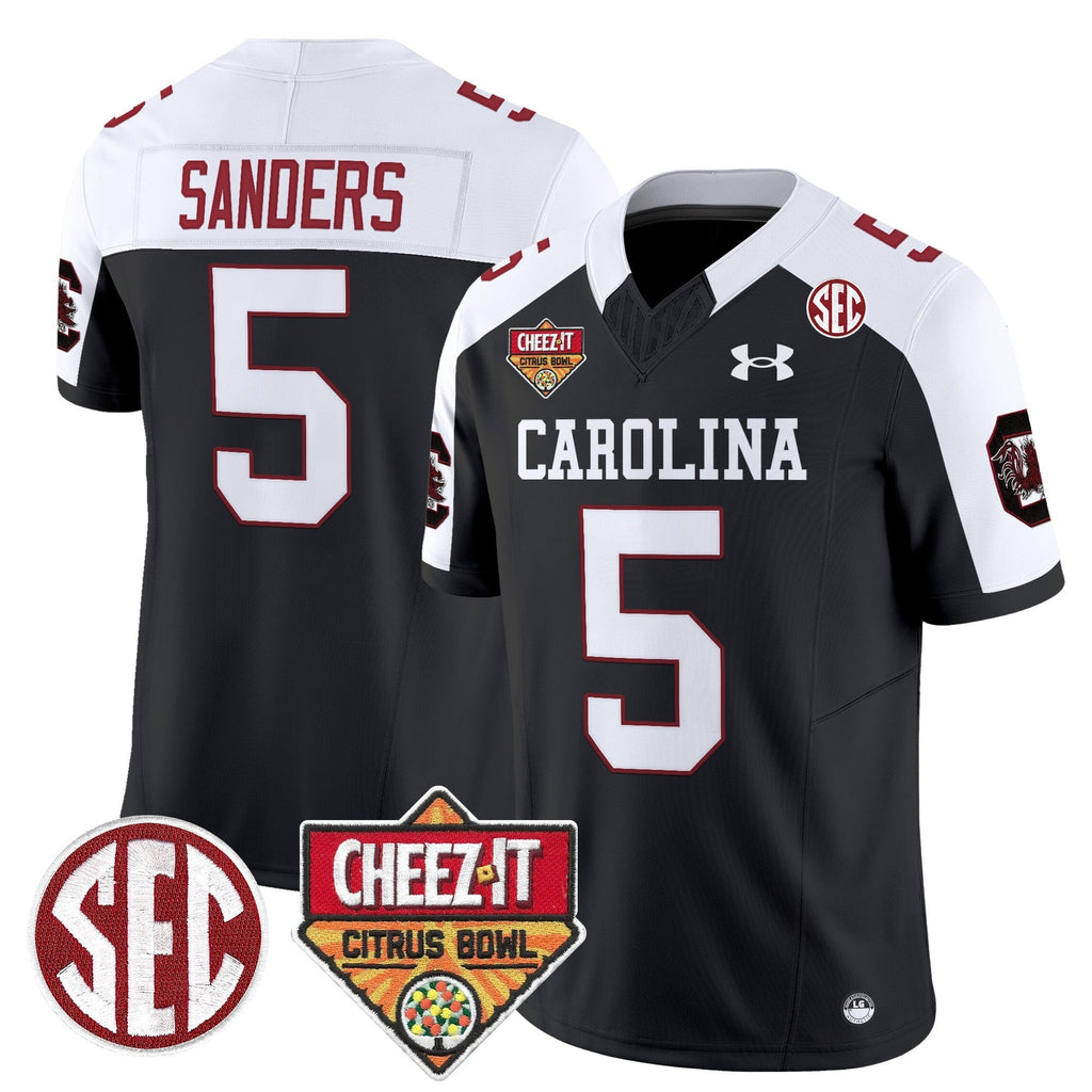Men South Carolina Gamecocks 1980 Throwback Cheez-It Citrus Bowl Patch Vapor Limited Jersey - All Stitched