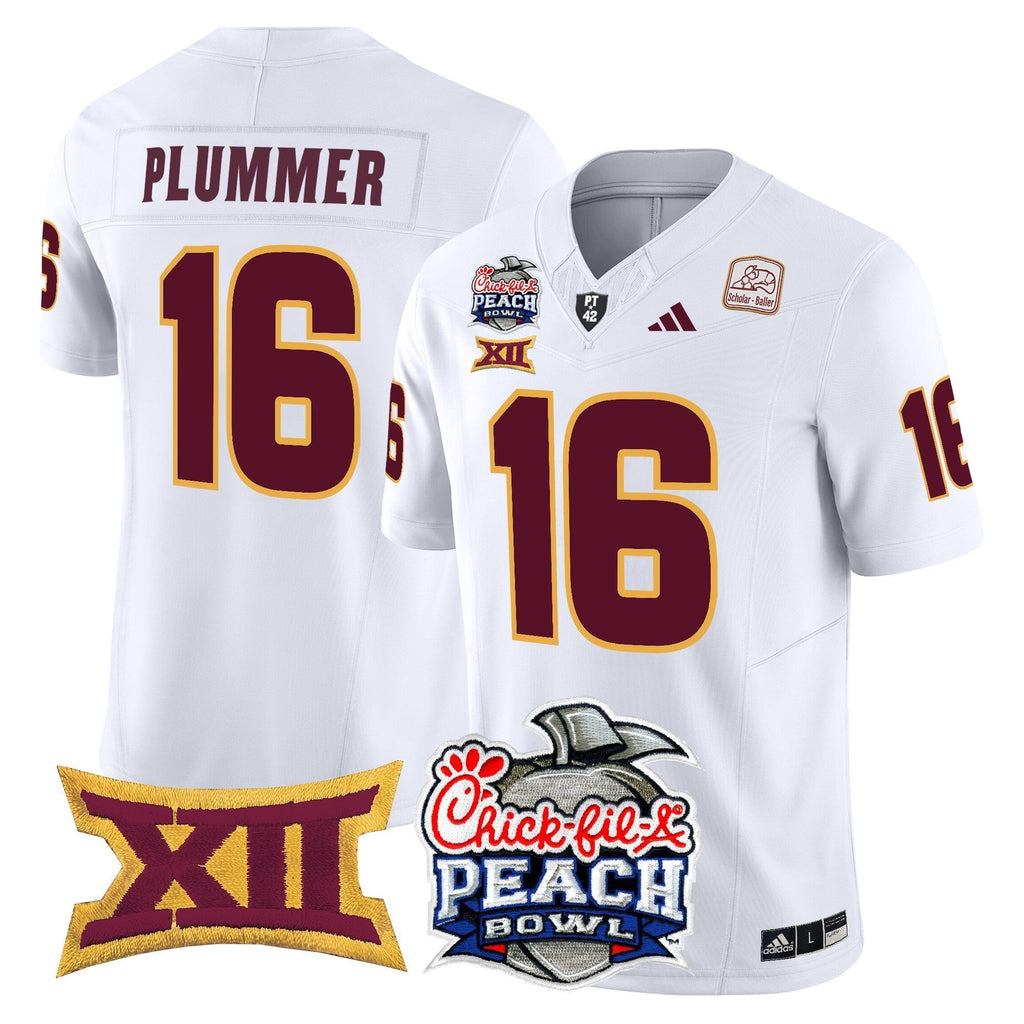 Men Arizona State Sun Devils 2025 Peach Bowl Vapor Limited Jersey - All Stitched