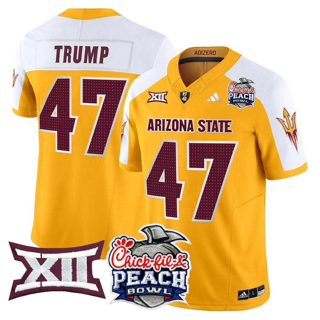 Men Arizona State Sun Devils 2025 Peach Bowl Vapor Limited Jersey - All Stitched