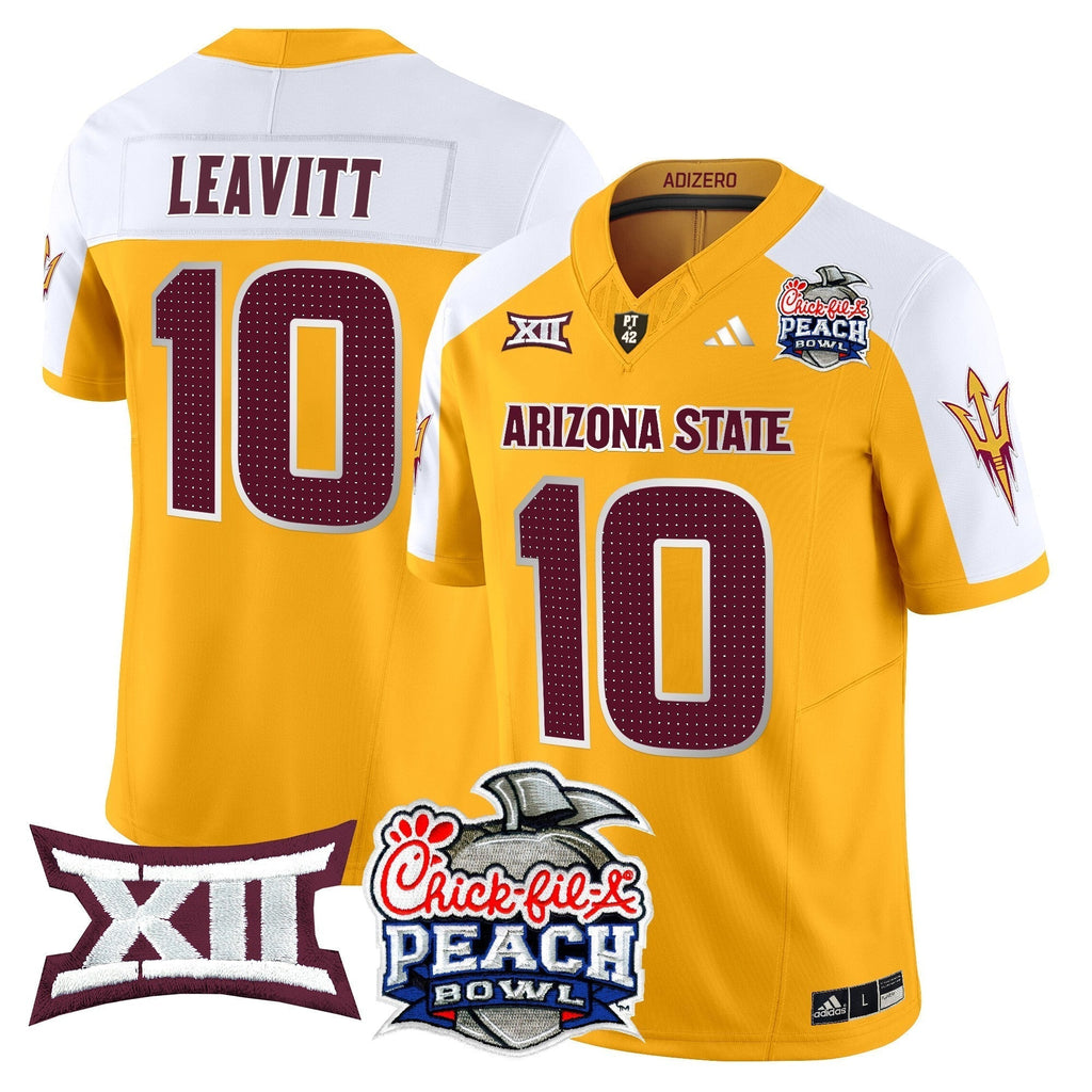 Men Arizona State Sun Devils 2025 Peach Bowl Vapor Limited Jersey - All Stitched
