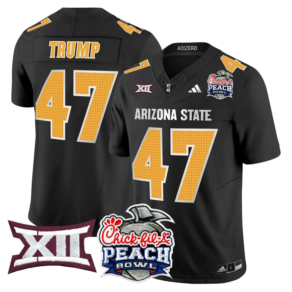 Men Arizona State Sun Devils 2025 Peach Bowl Vapor Limited Jersey - All Stitched