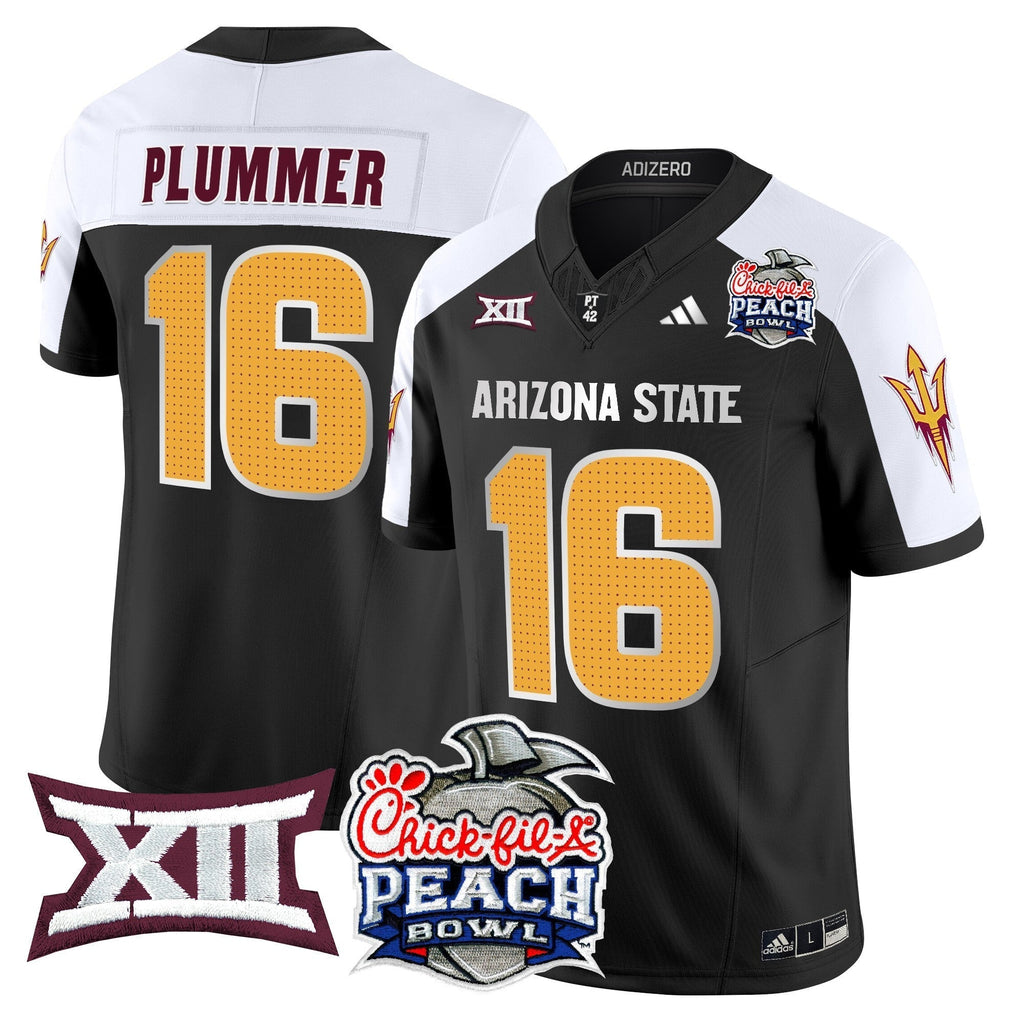 Men Arizona State Sun Devils 2025 Peach Bowl Vapor Limited Jersey - All Stitched