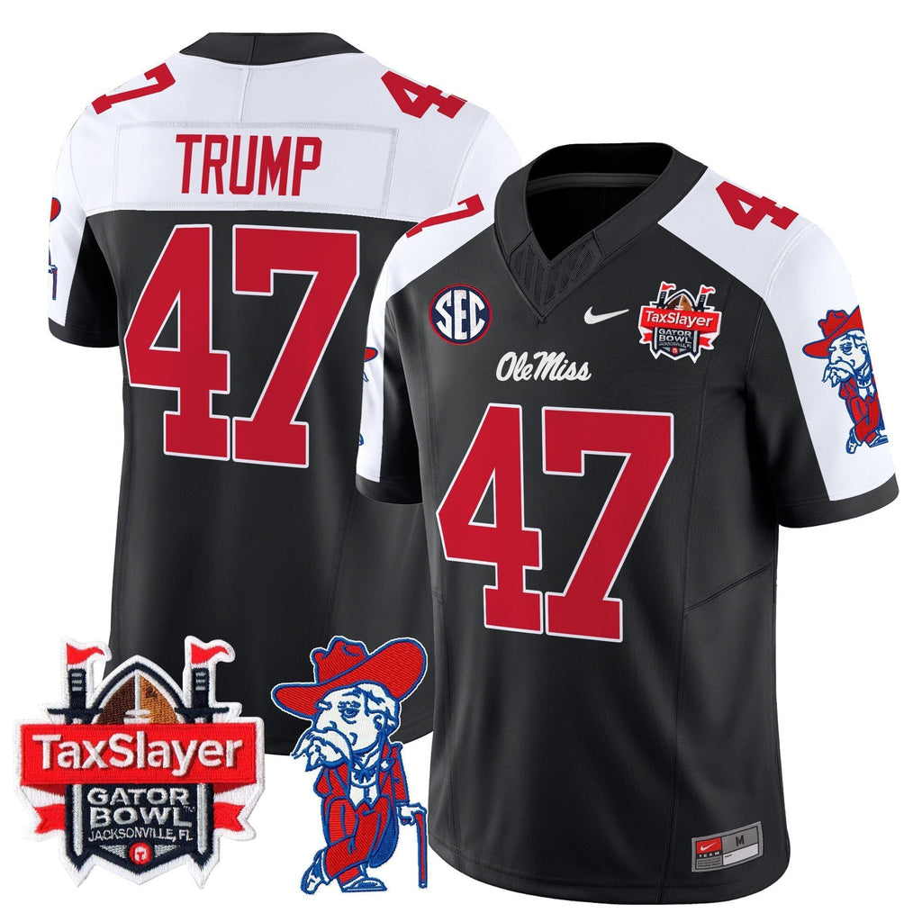 Men Ole Miss Rebels 2024 Gator Bowl Patch Vapor Limited Jersey - All Stitched