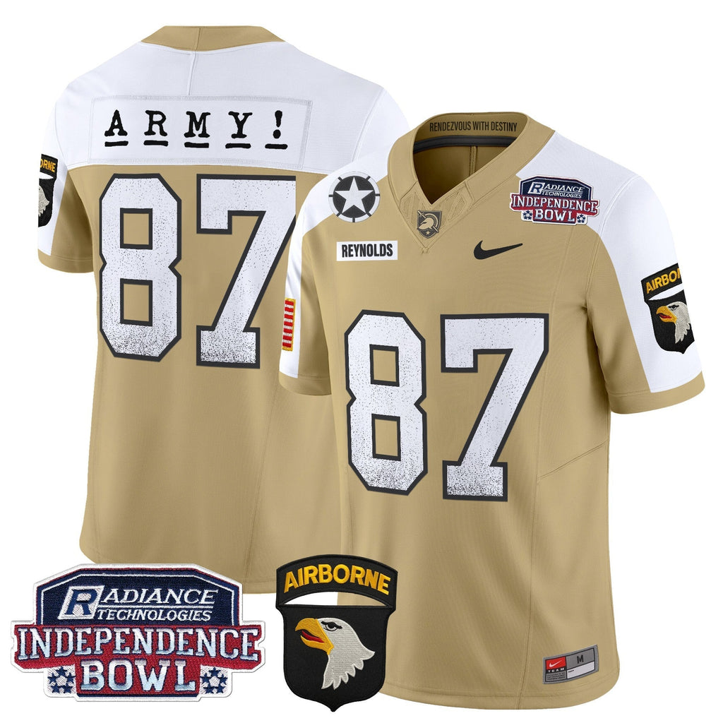 Men Army Black Knights Independence Bowl Patch 2024 Vapor Limited Jersey - All Stitched