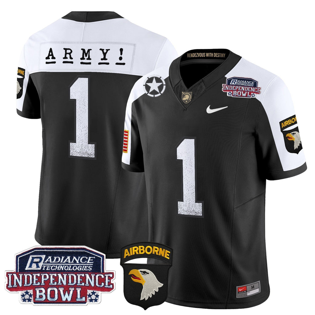 Men Army Black Knights Independence Bowl Patch 2024 Vapor Limited Jersey - All Stitched