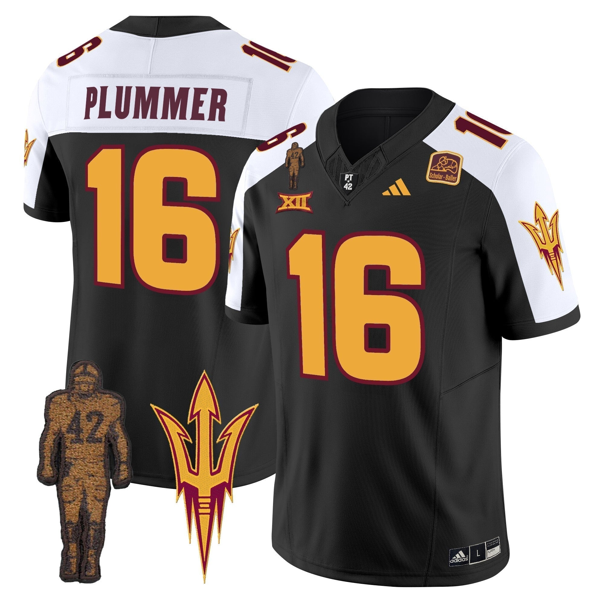 Men Arizona State Sun Devils 2024 Pat Tillman Honoring Patch Vapor Limited Jersey - All Stitched
