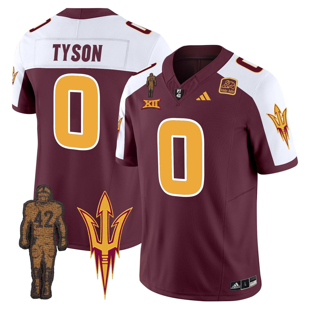 Men Arizona State Sun Devils 2024 Pat Tillman Honoring Patch Vapor Limited Jersey - All Stitched