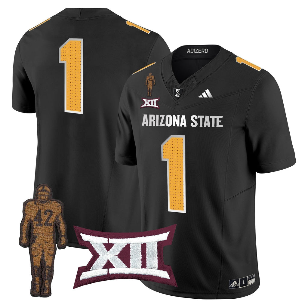 Men Arizona State Sun Devils 2024 Pat Tillman Honoring Patch Vapor Limited Jersey V2 - All Stitched