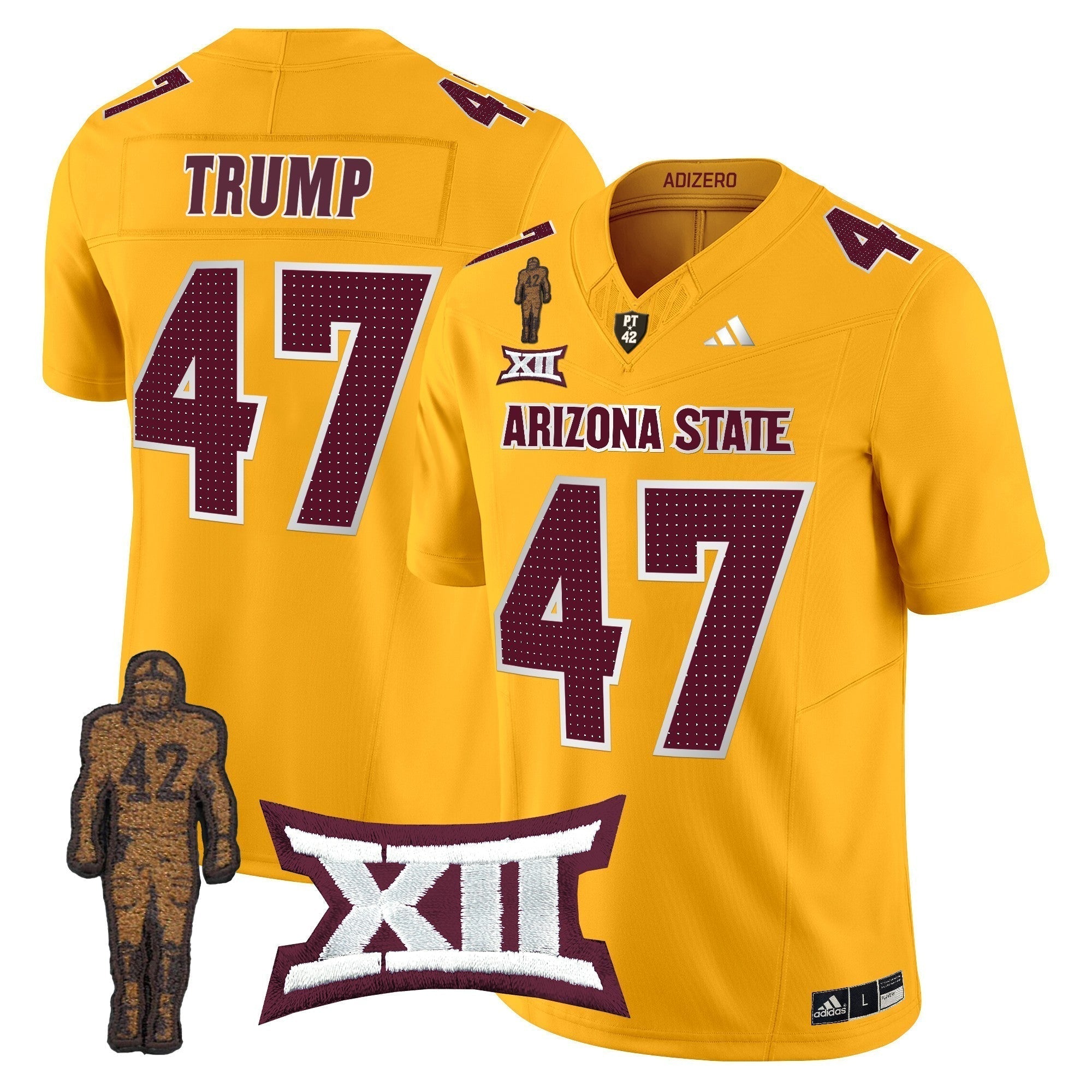Men Arizona State Sun Devils 2024 Pat Tillman Honoring Patch Vapor Limited Jersey V2 - All Stitched