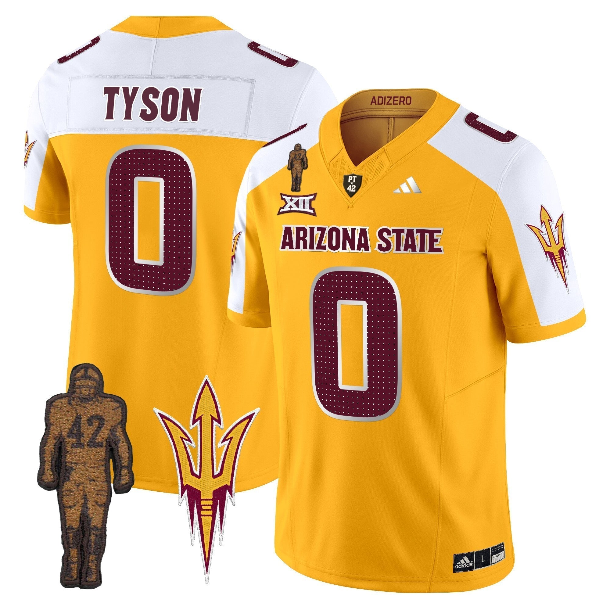 Men Arizona State Sun Devils 2024 Pat Tillman Honoring Patch Vapor Limited Jersey V2 - All Stitched