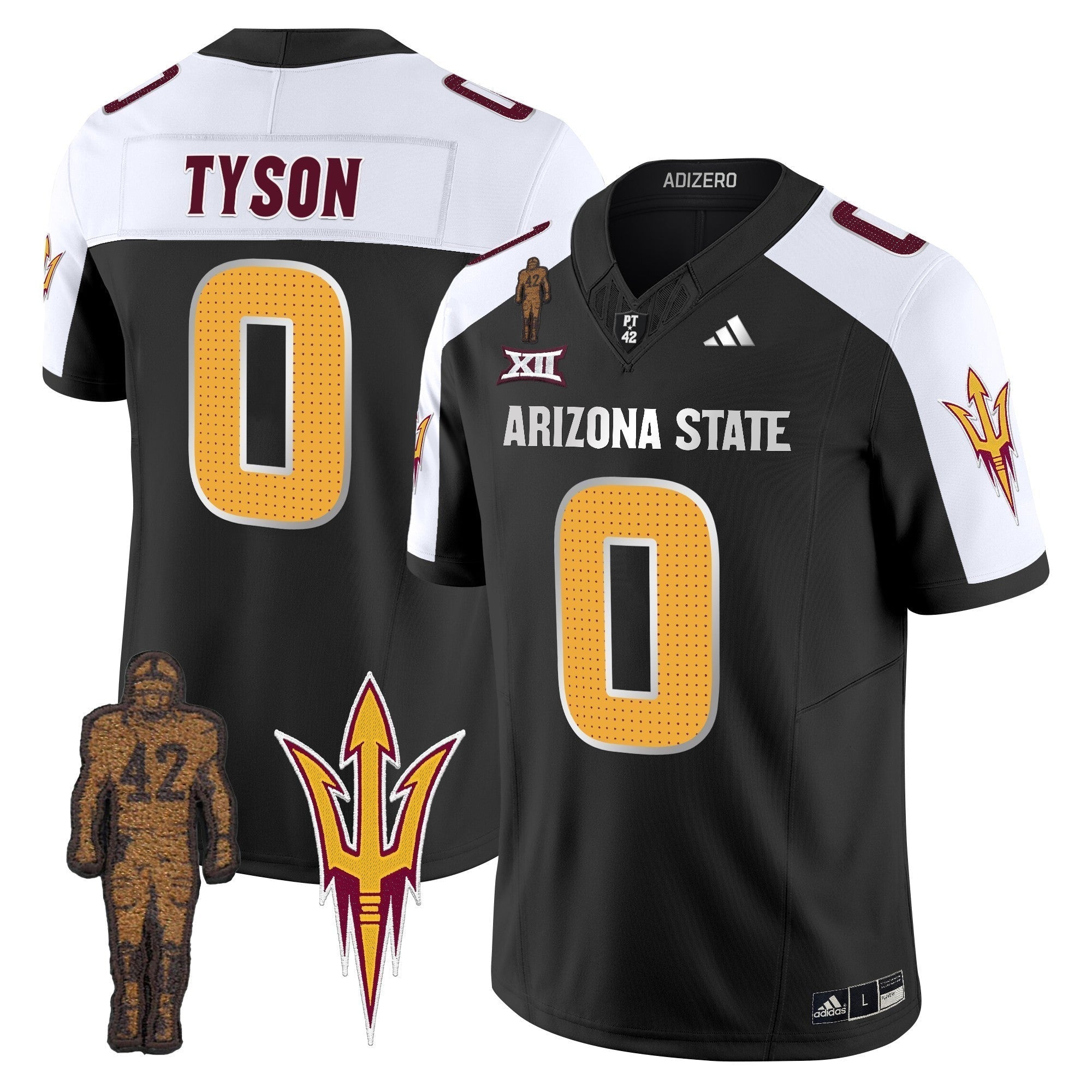 Men Arizona State Sun Devils 2024 Pat Tillman Honoring Patch Vapor Limited Jersey V2 - All Stitched