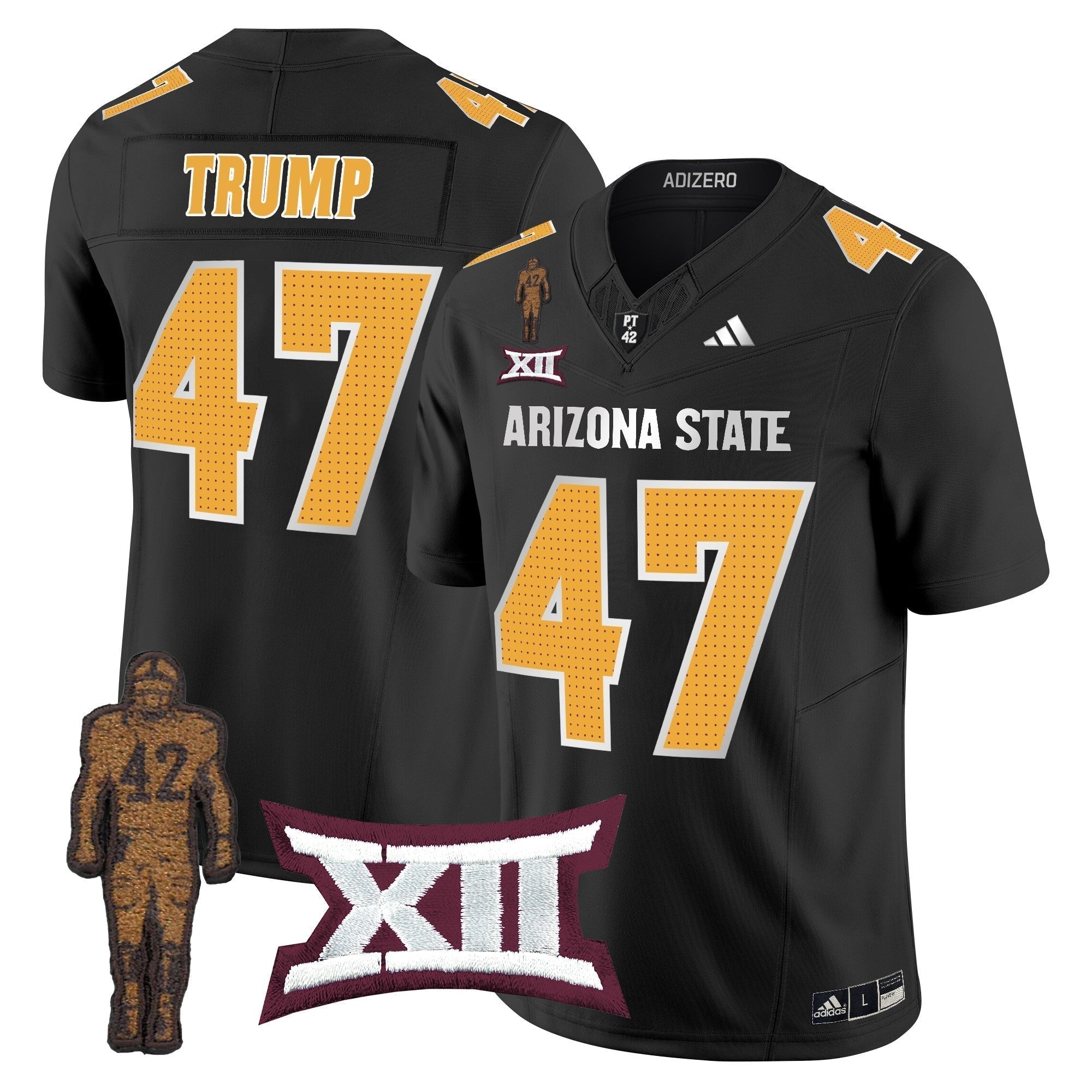 Men Arizona State Sun Devils 2024 Pat Tillman Honoring Patch Vapor Limited Jersey V2 - All Stitched