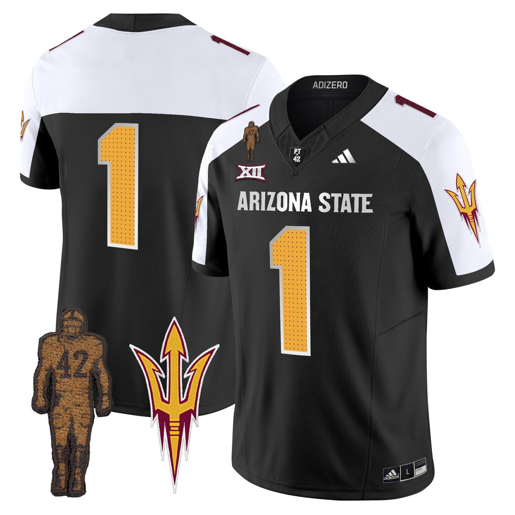 Men Arizona State Sun Devils 2024 Pat Tillman Honoring Patch Vapor Limited Jersey V2 - All Stitched
