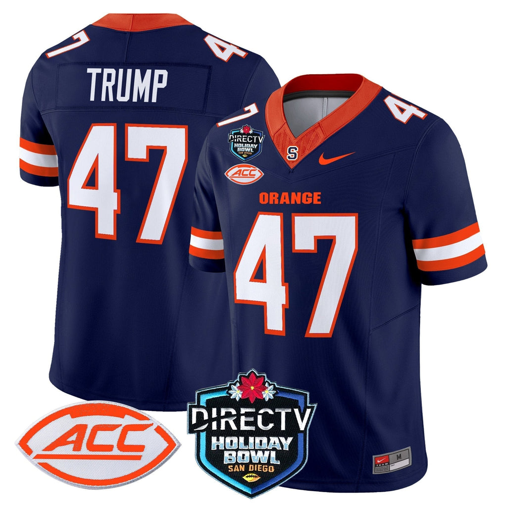 Men Syracuse Orange 2025 Holiday Bowl Patch Vapor Limited Jersey - All Stitched